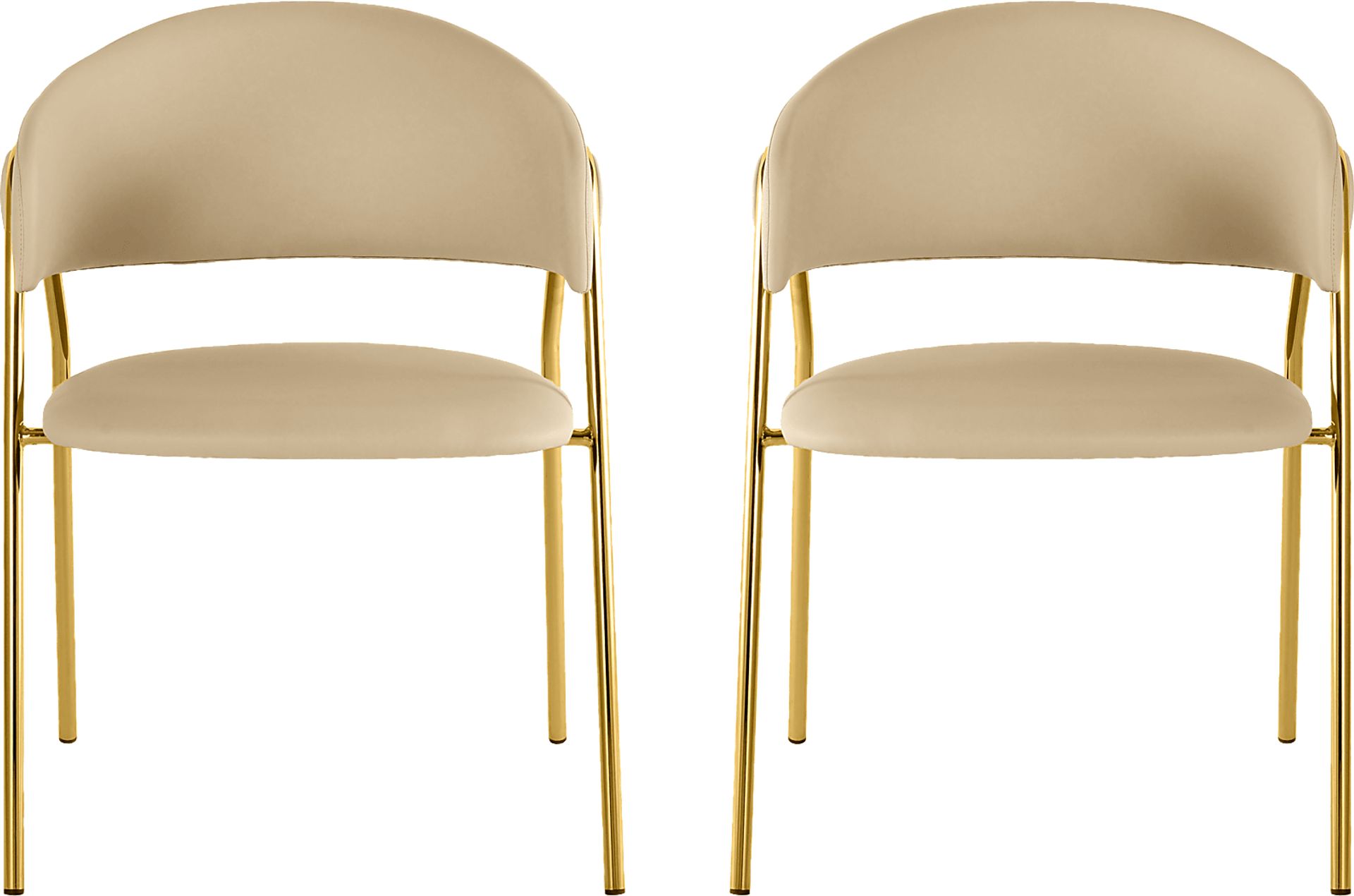 Lasiandra Beige Dining Chair, Set of 2 - Image 1