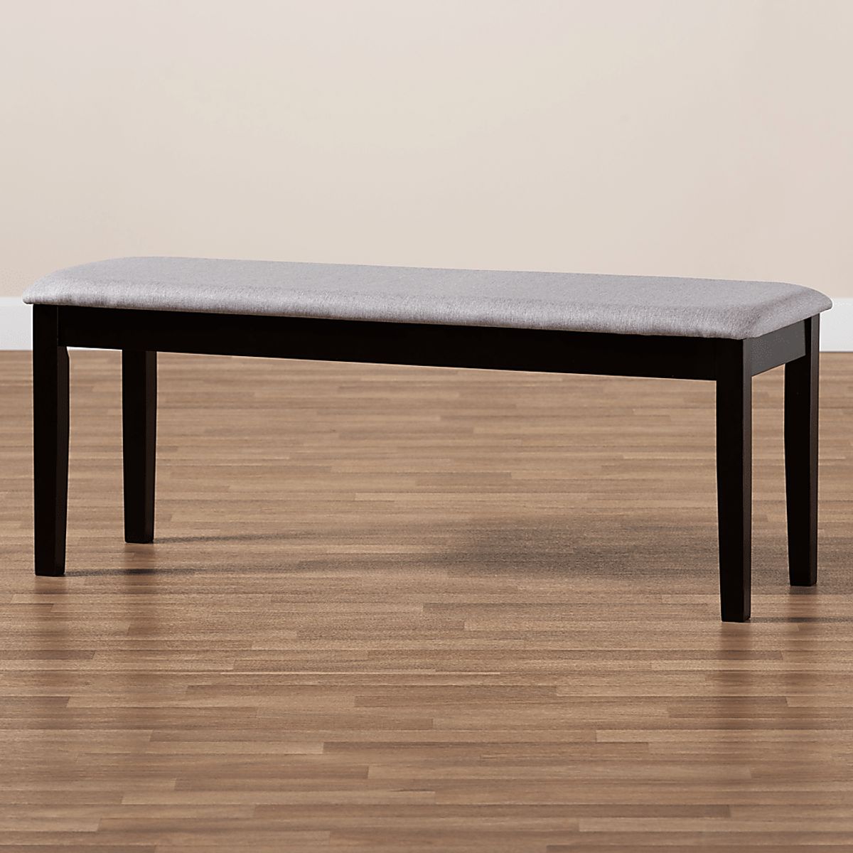Lasic Brown Dark Wood Bench | Rooms to Go