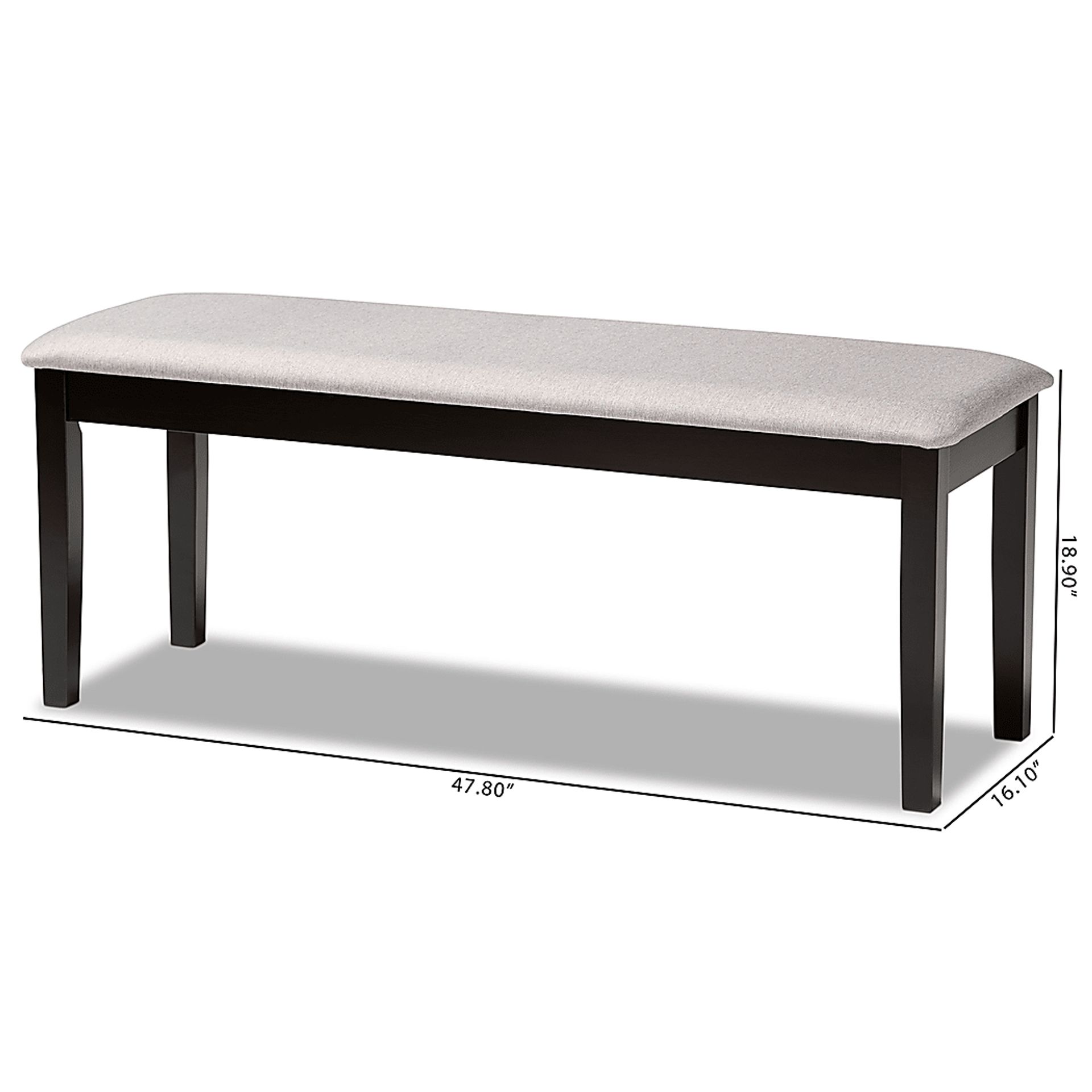 Lasic Dark Brown Bench - Image 7