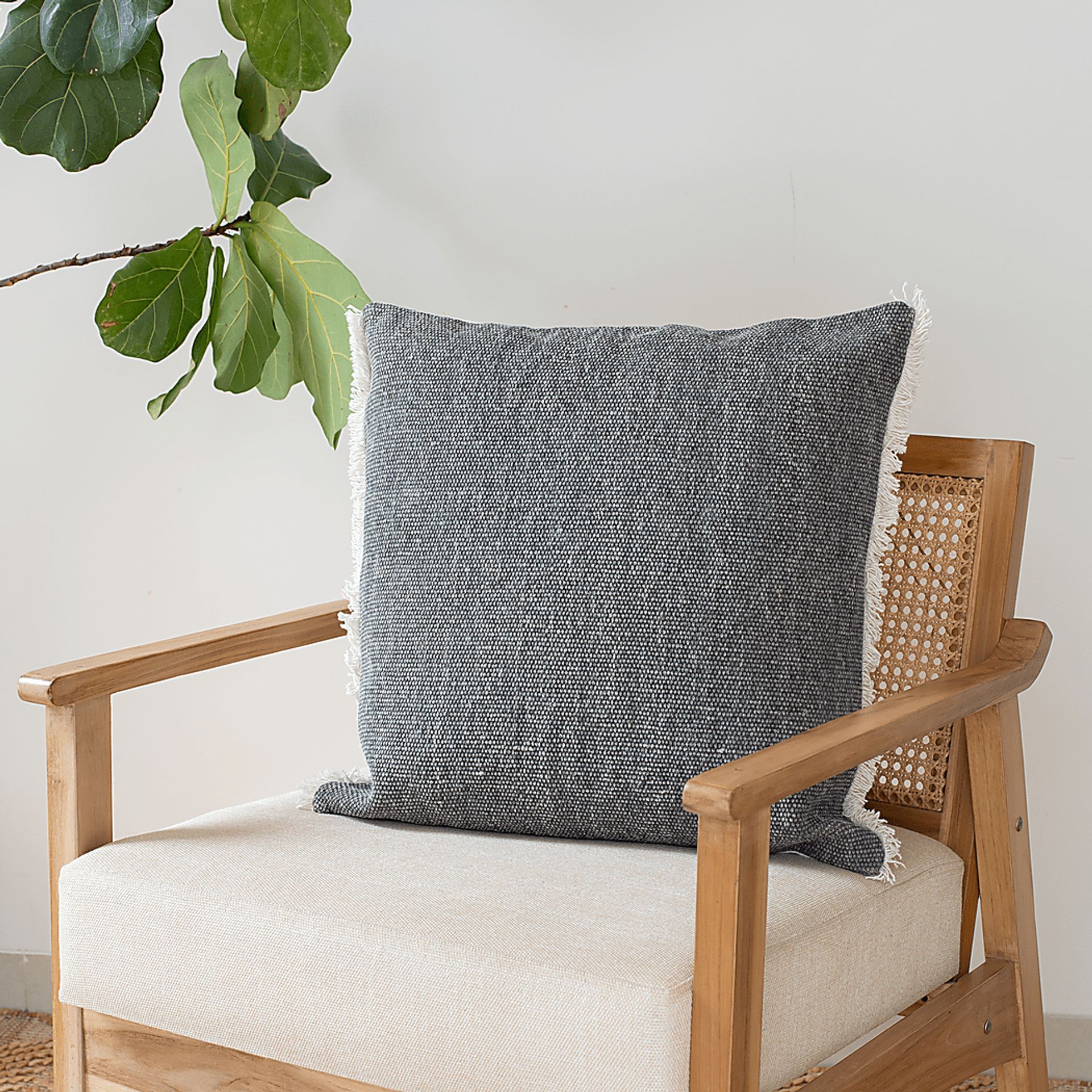 Laspelan Gray Throw Pillow - Image 11