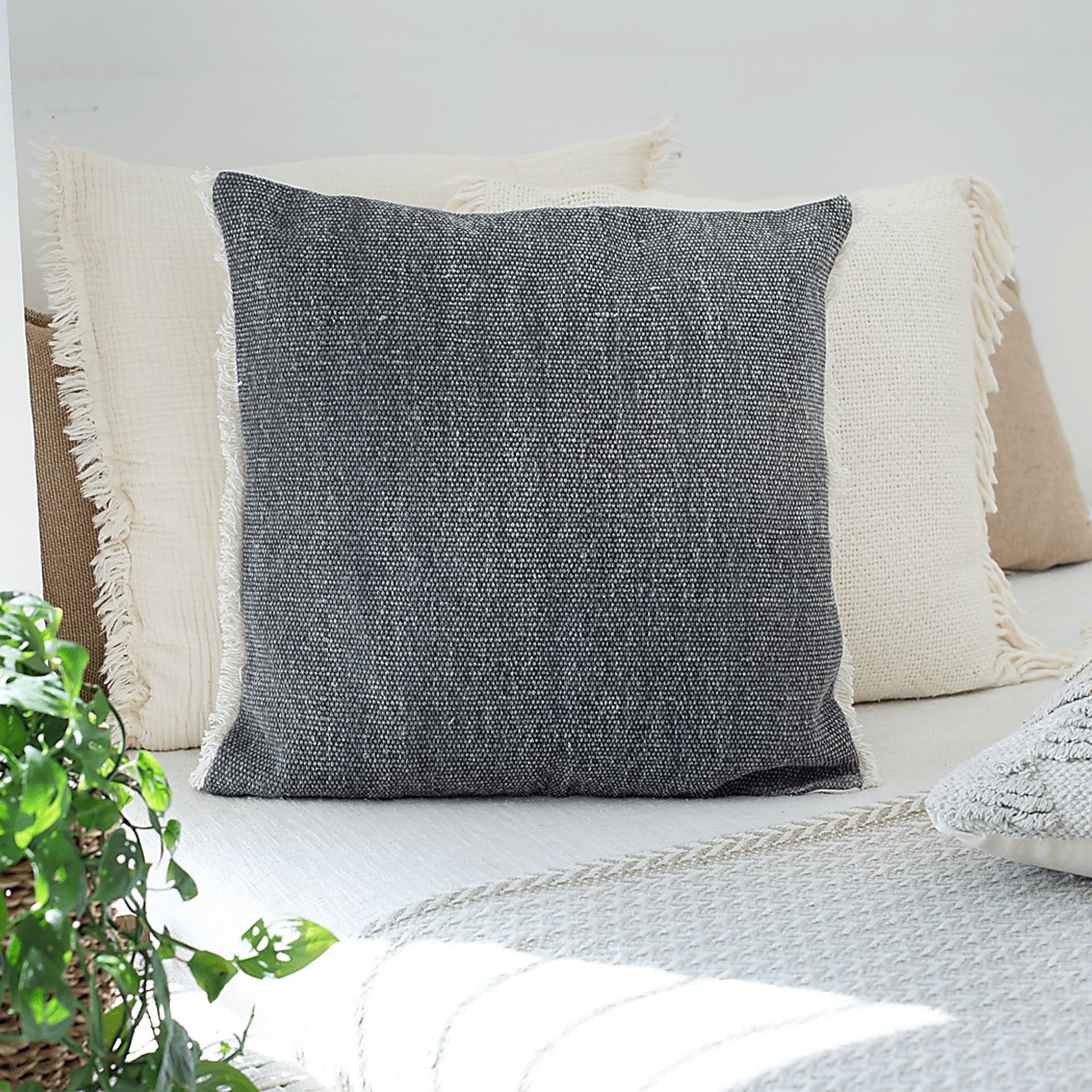 Laspelan Gray Throw Pillow - Image 10