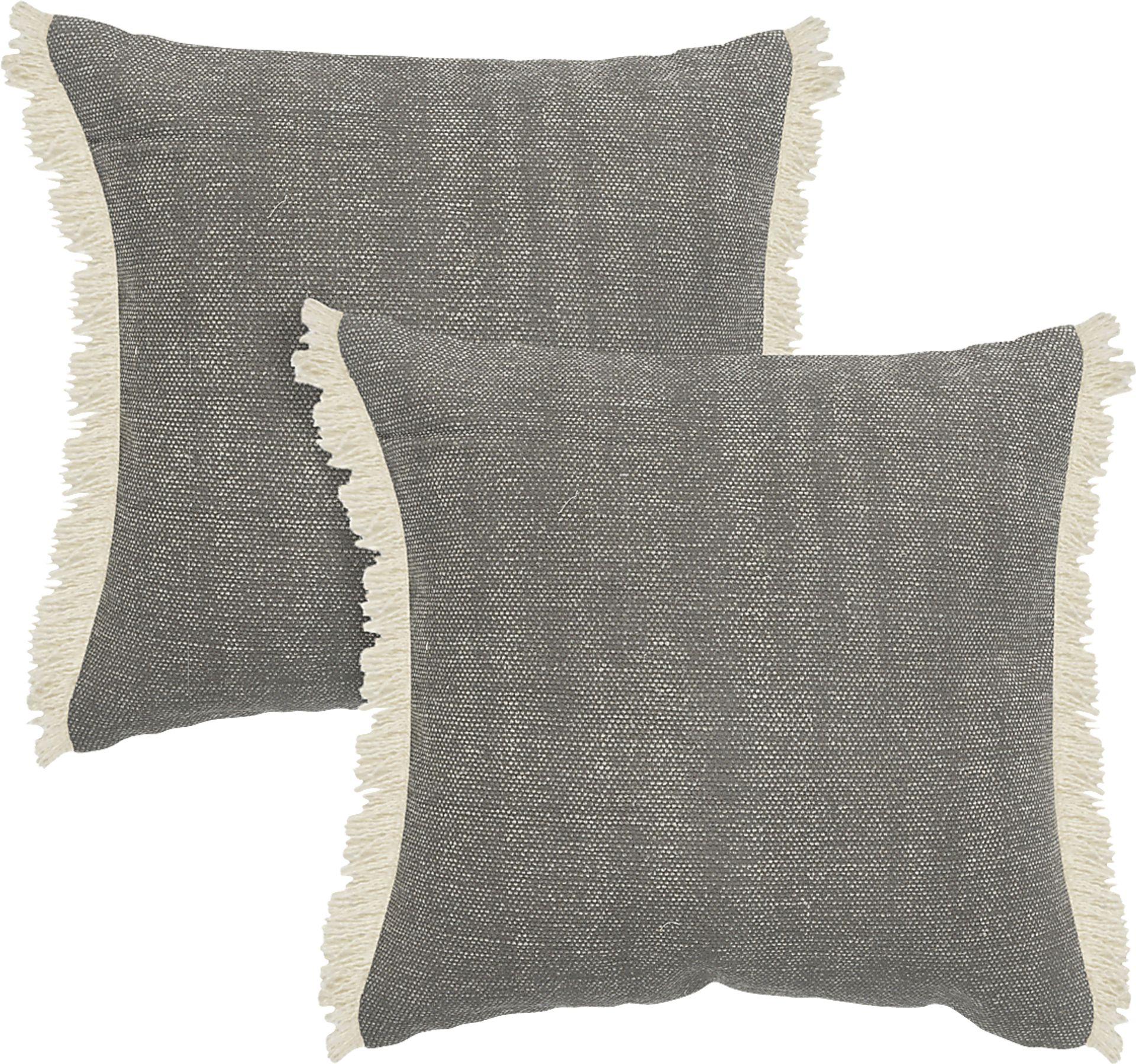 Laspelan Gray Throw Pillow, Set of 2 - Image 1