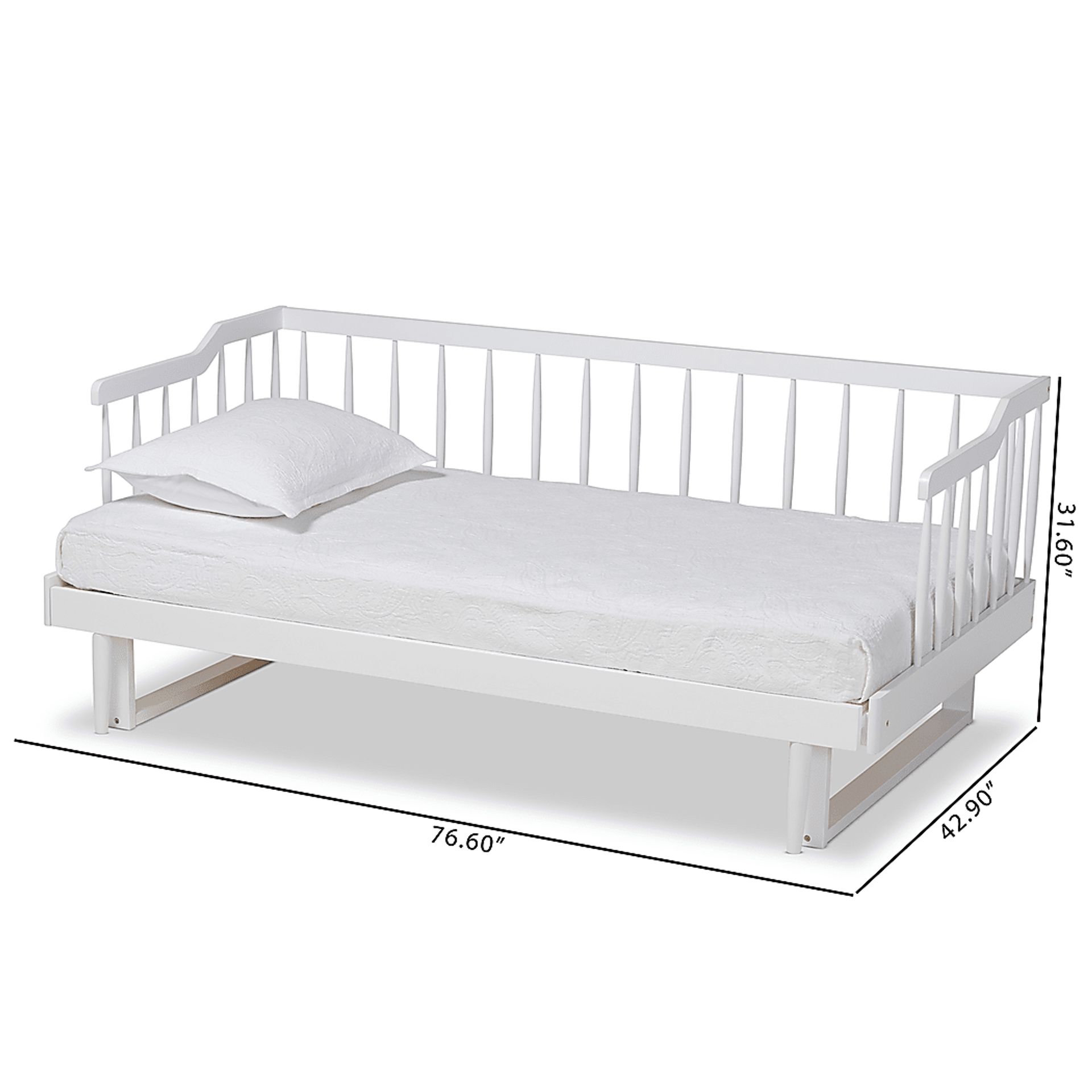 Lassen Lane White Daybed - Image 11