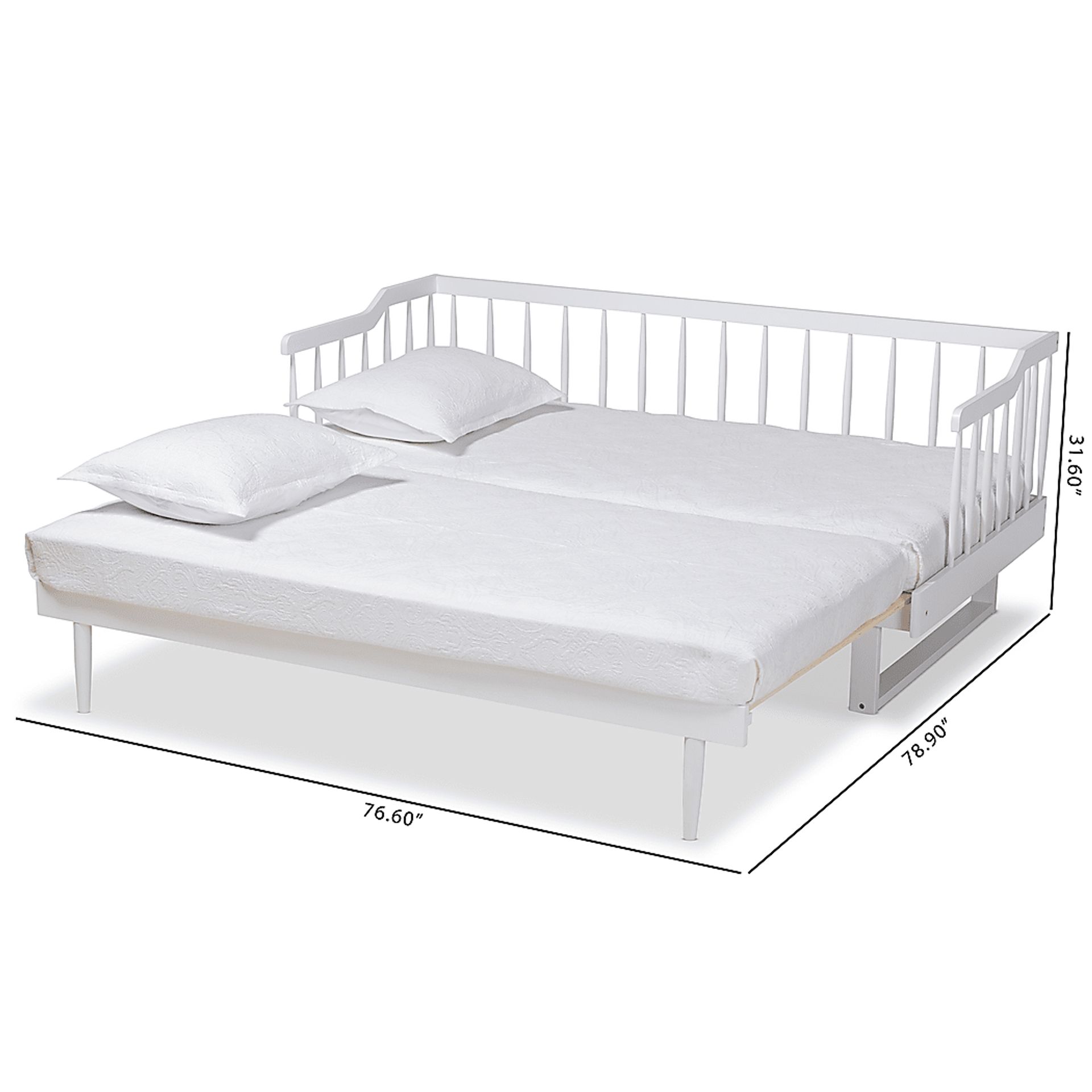 Lassen Lane White Daybed - Image 12