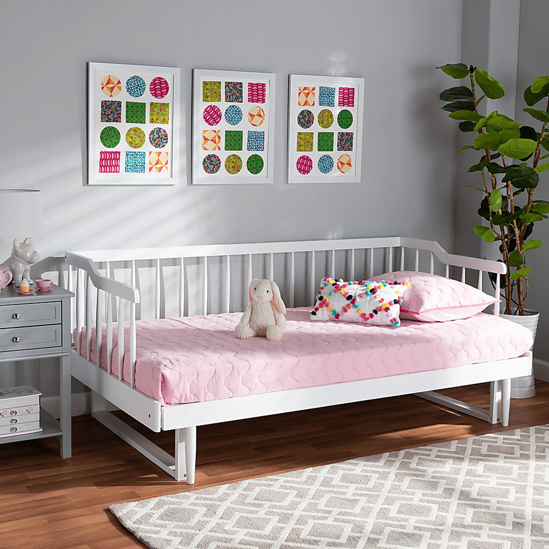 Lassen Lane White Daybed - Image 8