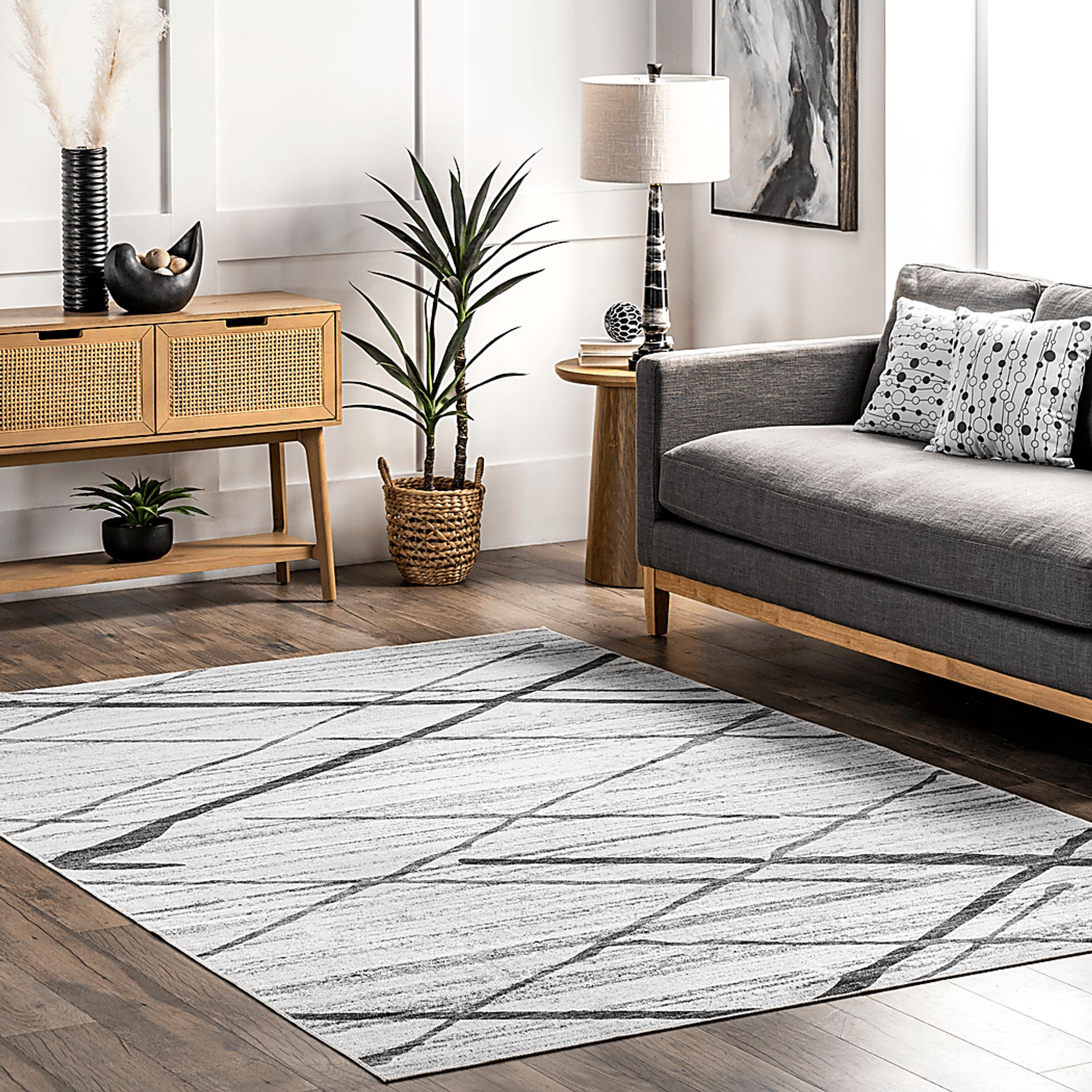 Lastur Light Gray 6' x 9' Rug - Image 2