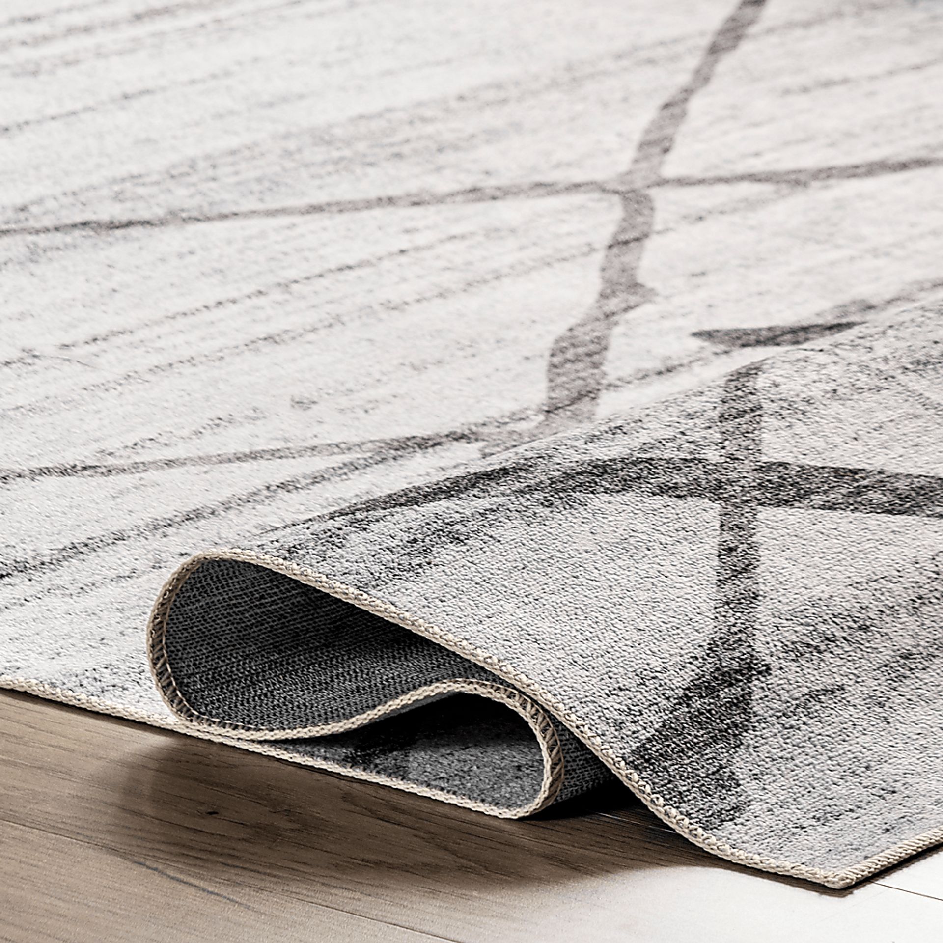 Lastur Light Gray 6' x 9' Rug - Image 4