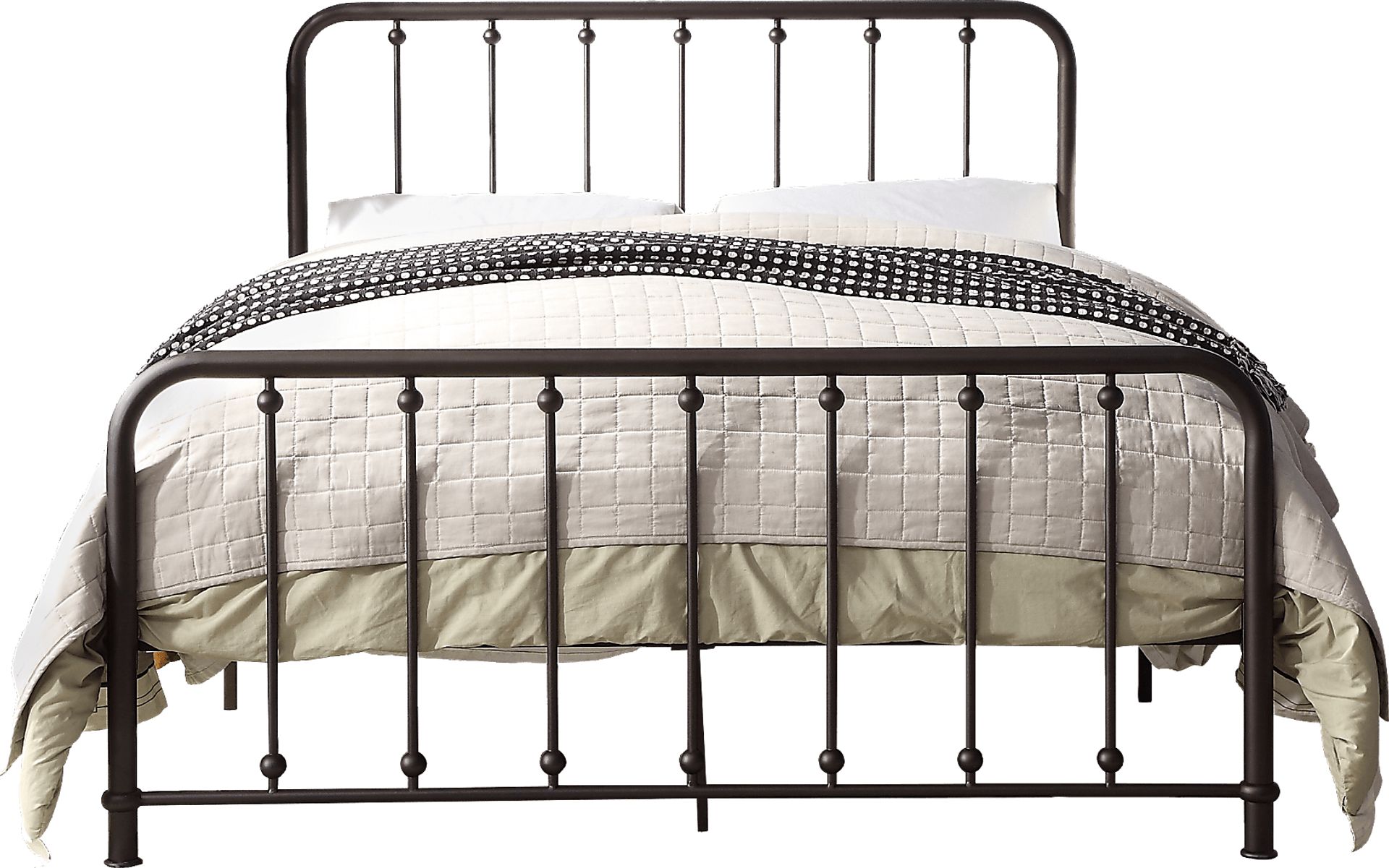 Lasula Brown Full Post Bed - Image 1