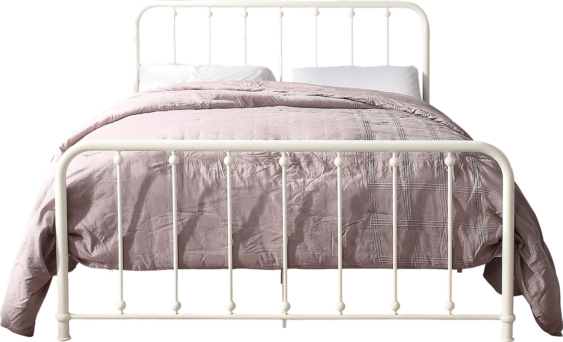 Lasula White Full Post Bed - Image 1