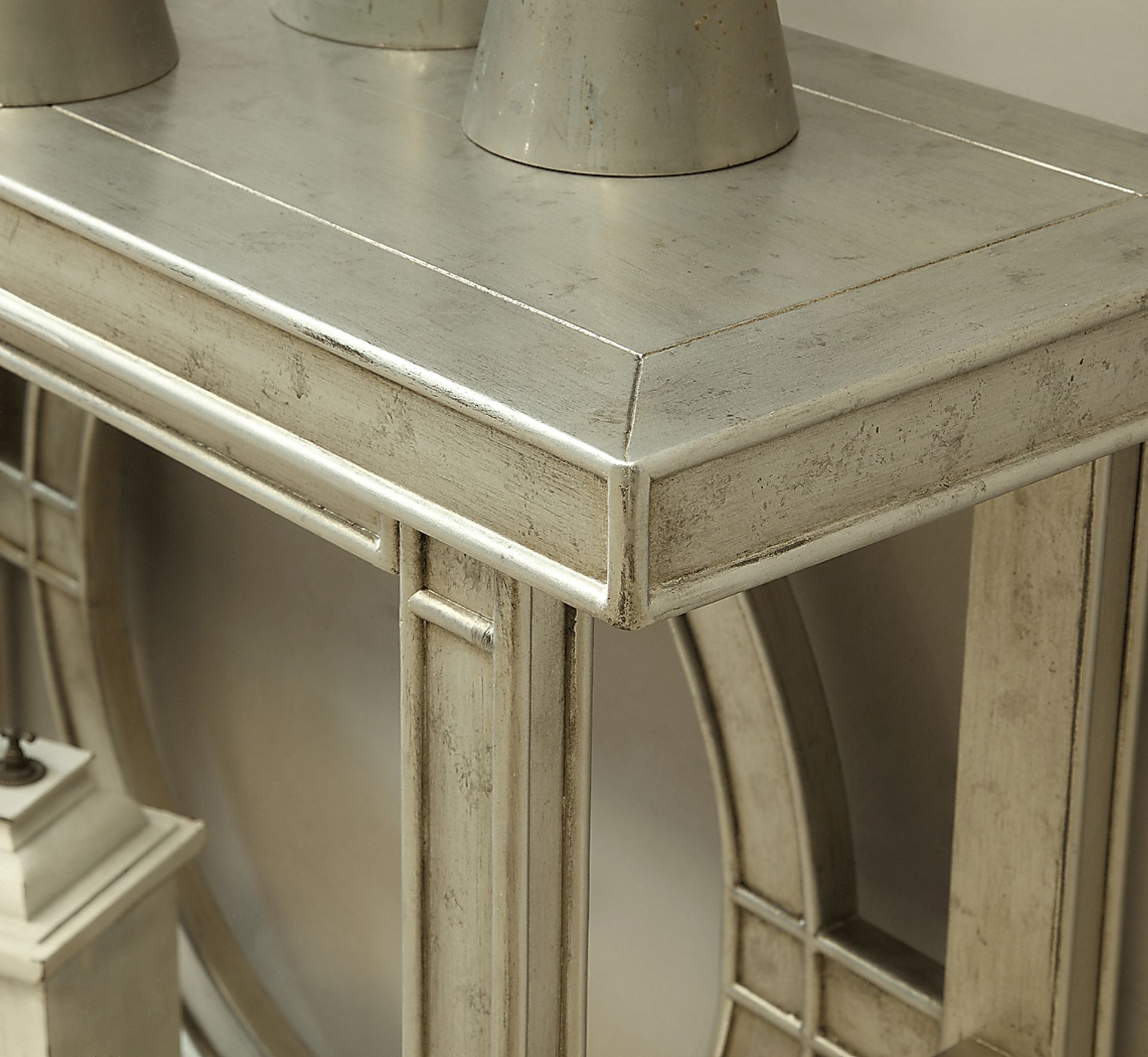 Latchington Beige Sofa Table - Image 3
