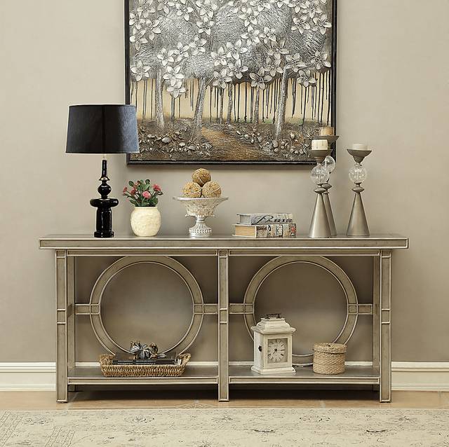 Latchington Beige Sofa Table - Thumbnail - Image 5