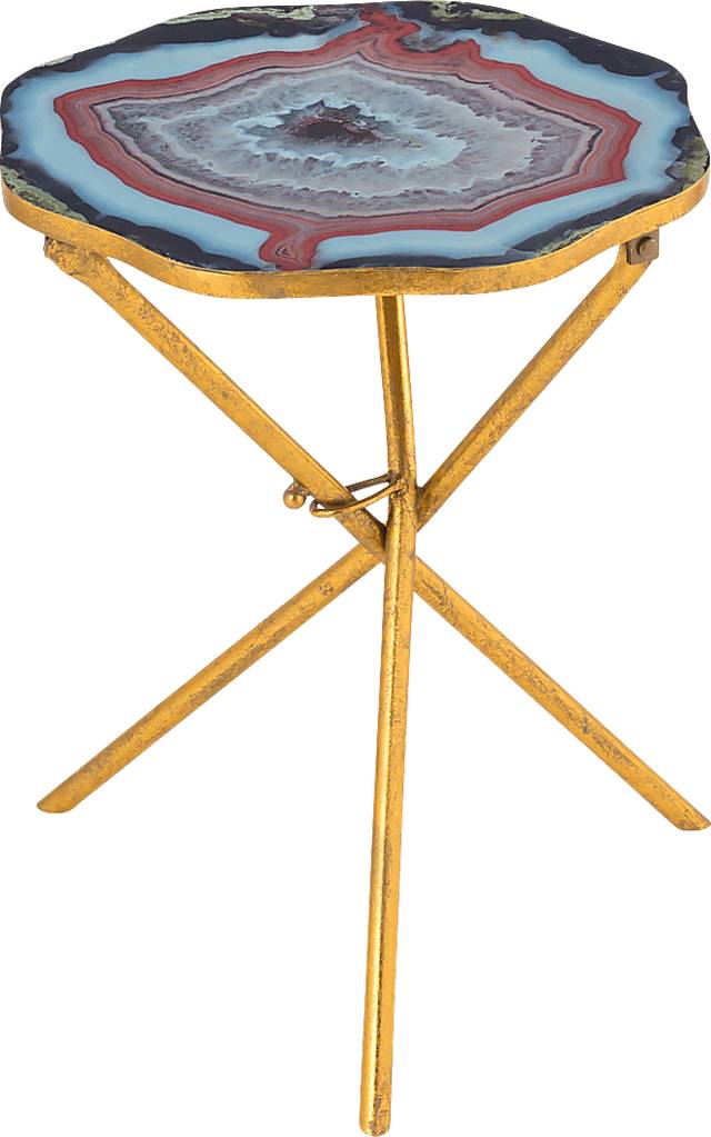 Lateran Blue Accent Table - Thumbnail - Image 1