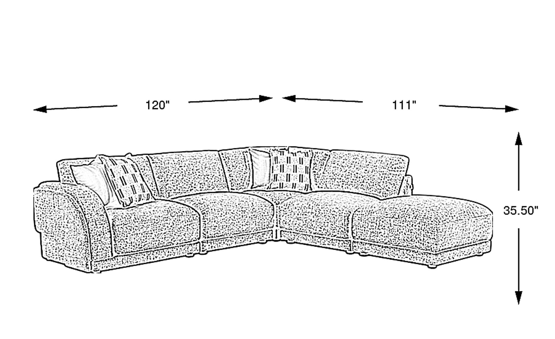 Dimension Image. Please refer to the Dimension Tab on this page for dimension details.