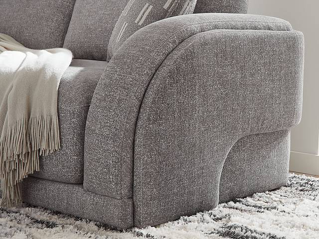 Latham Court Gray 6 Pc Sectional - Thumbnail - Image 4