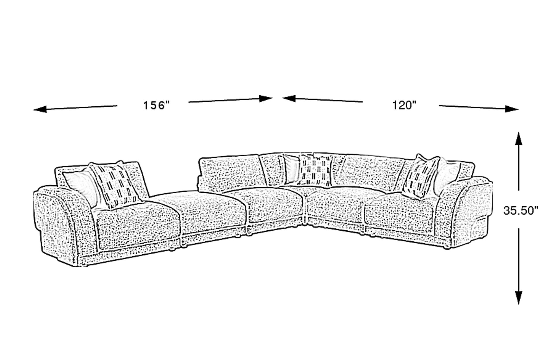 Dimension Image. Please refer to the Dimension Tab on this page for dimension details.
