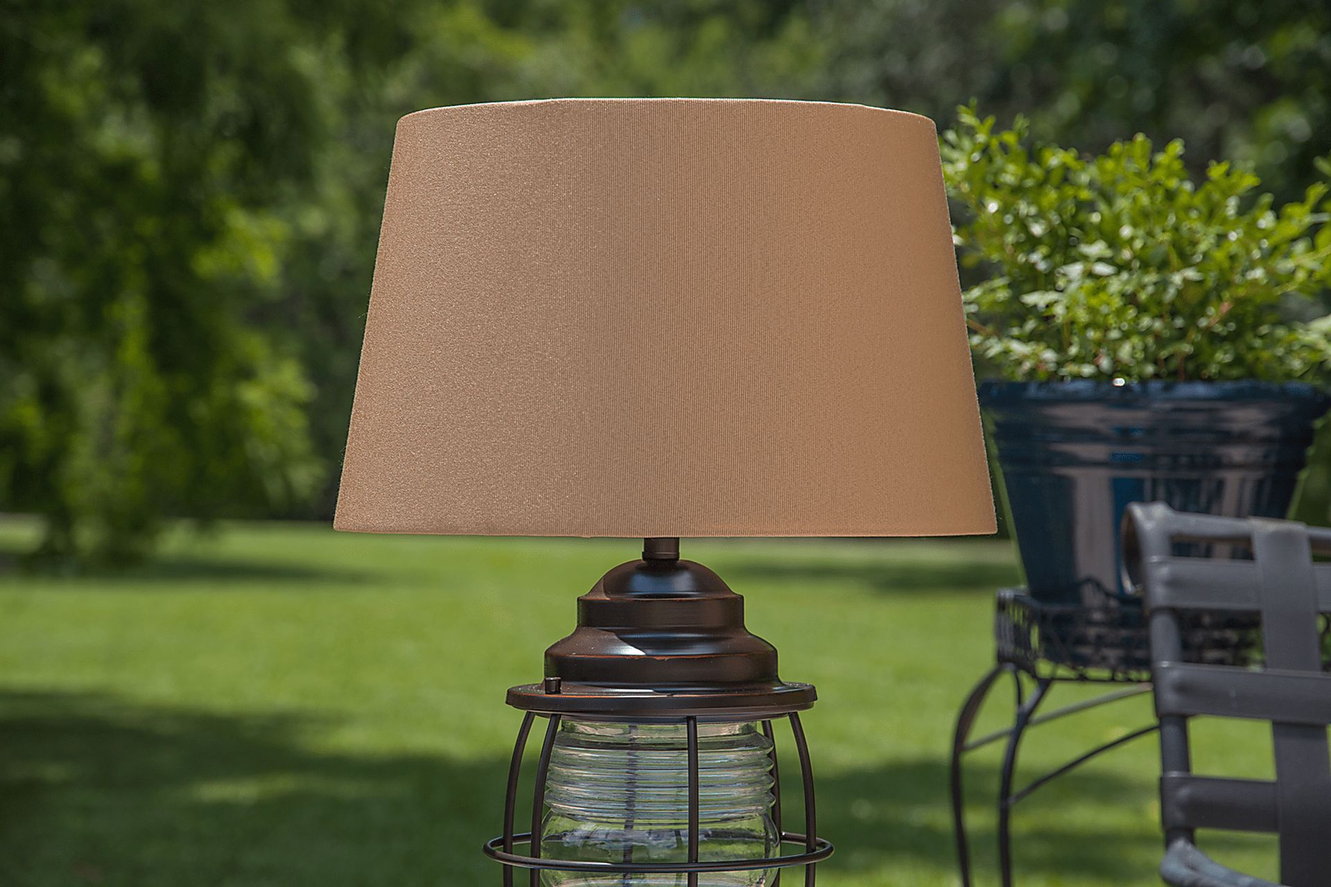 Latika Brown Outdoor Table Lamp - Image 6