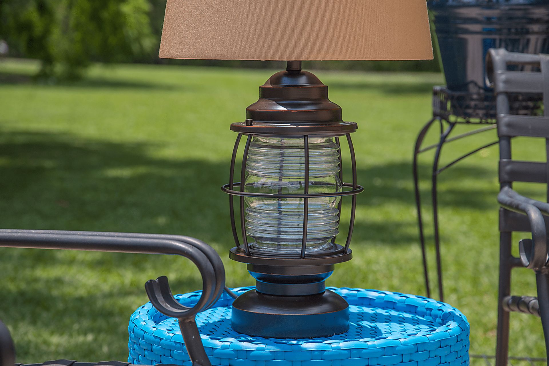 Latika Brown Outdoor Table Lamp - Image 7