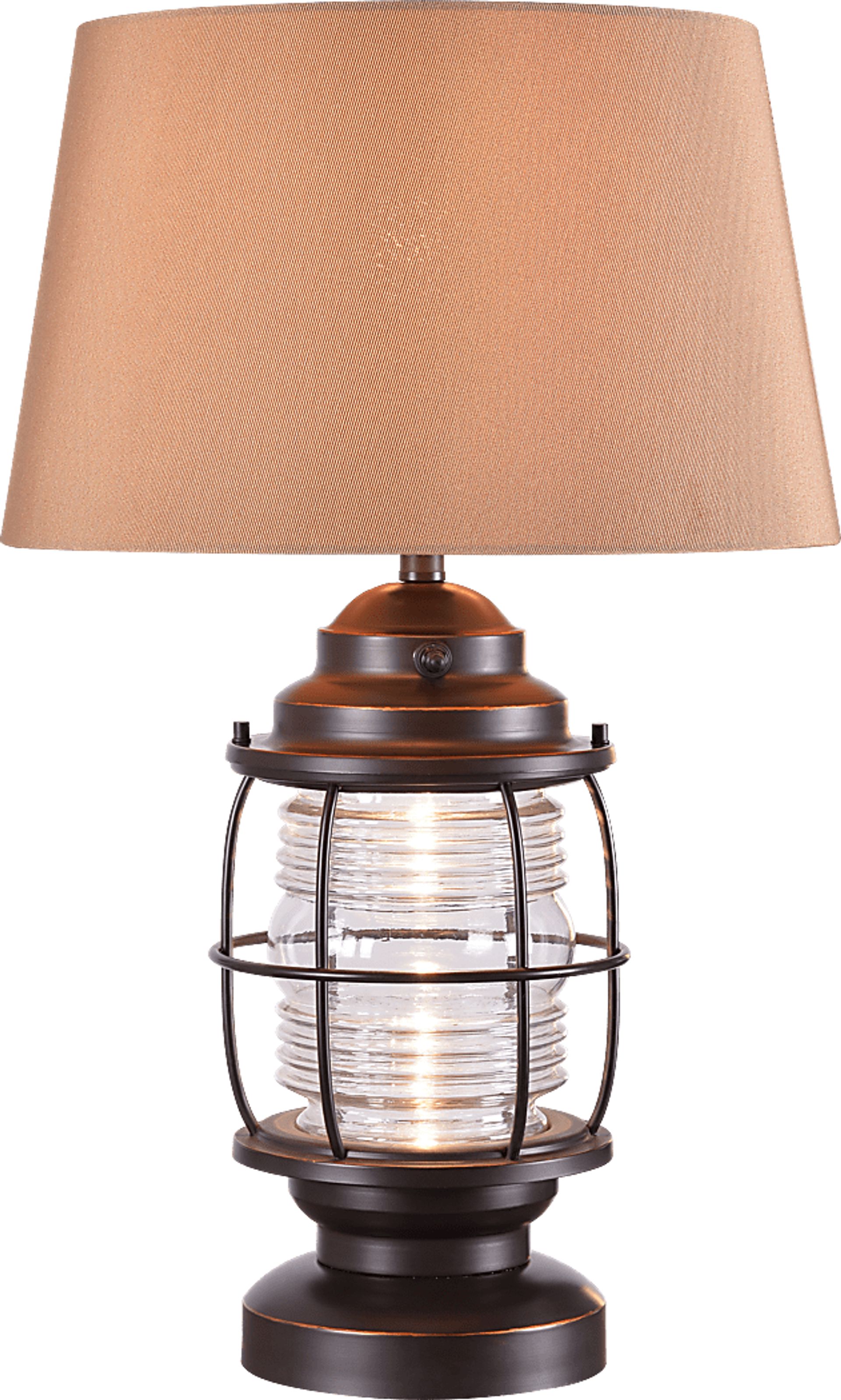 Latika Brown Outdoor Table Lamp - Image 1