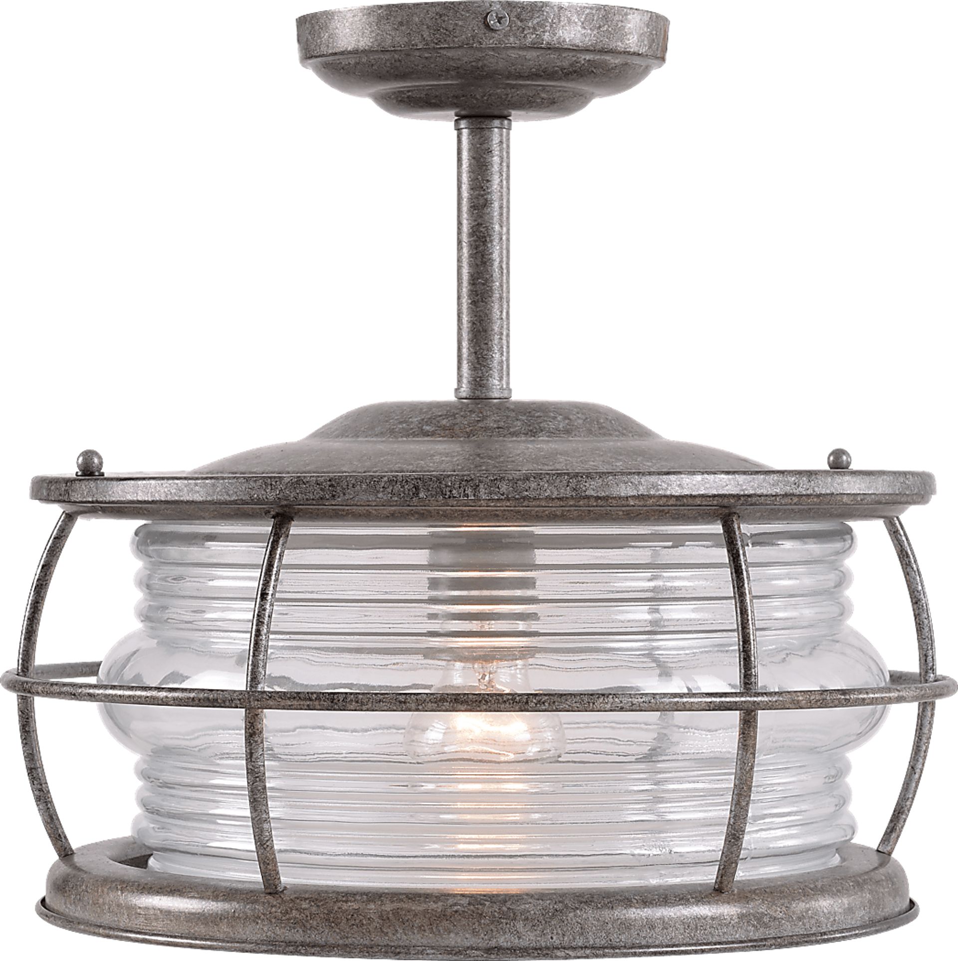 Latika Gray Outdoor Chandelier - Image 1