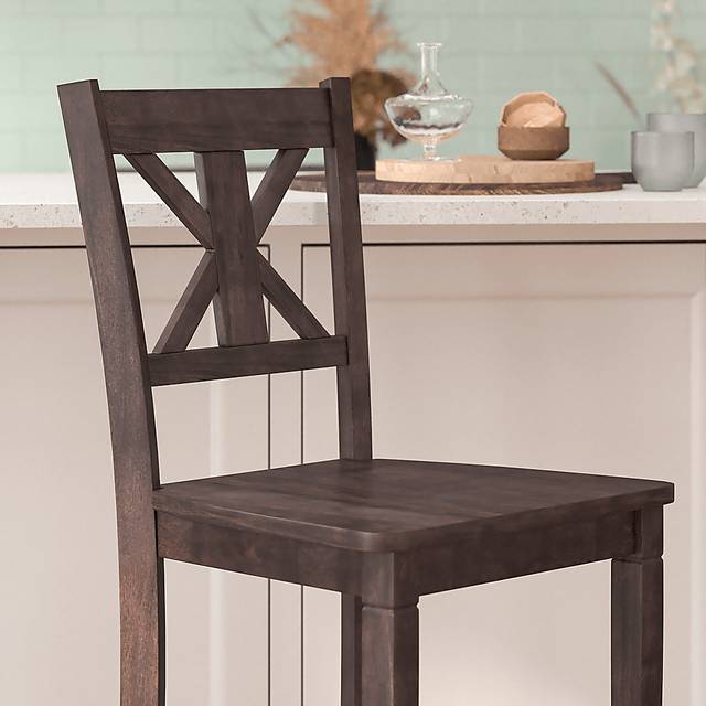 Latourette Gray Barstool, Set of 2 - Thumbnail - Image 4