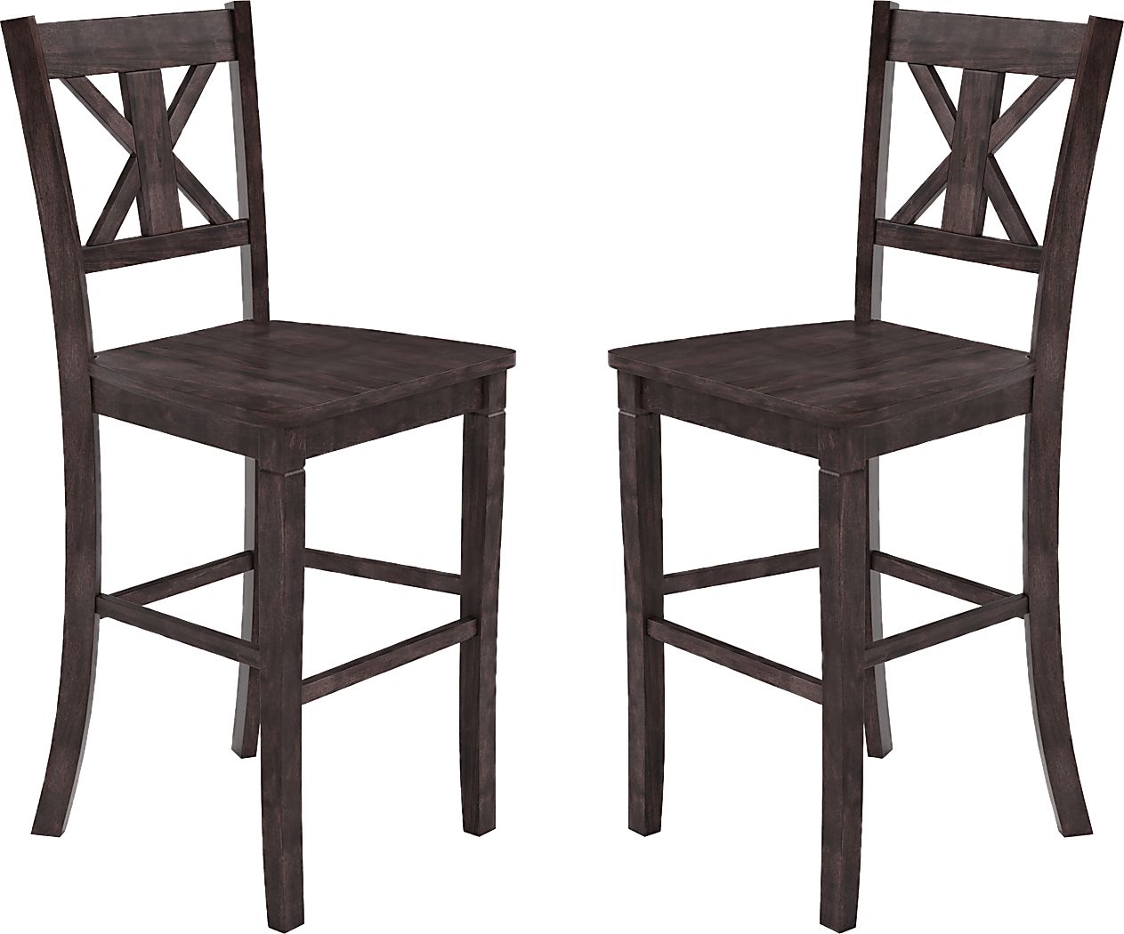 Latourette Gray Barstool, Set of 2