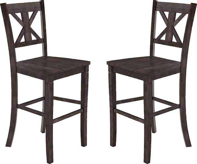 Latourette Gray Barstool, Set of 2 - Thumbnail - Image 1