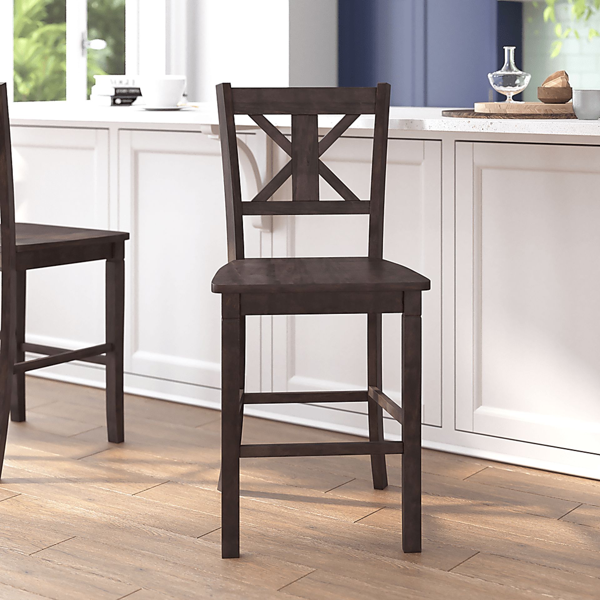 Latourette Gray Counter Height Stool, Set of 2 - Image 4
