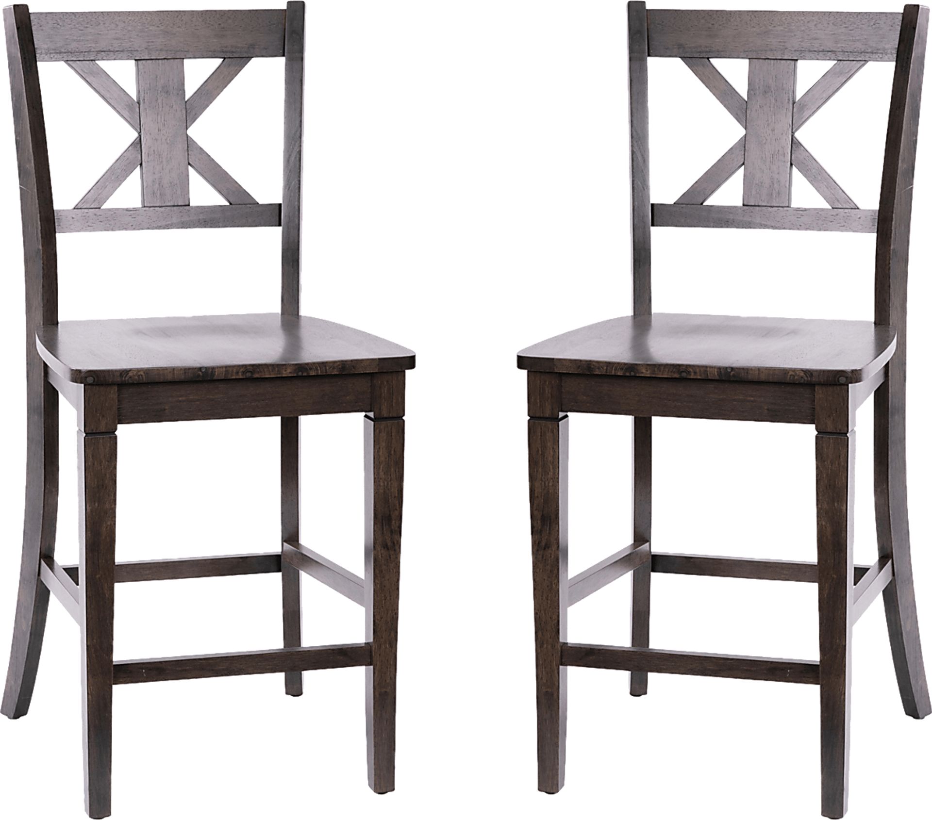 Latourette Gray Counter Height Stool, Set of 2 - Image 1