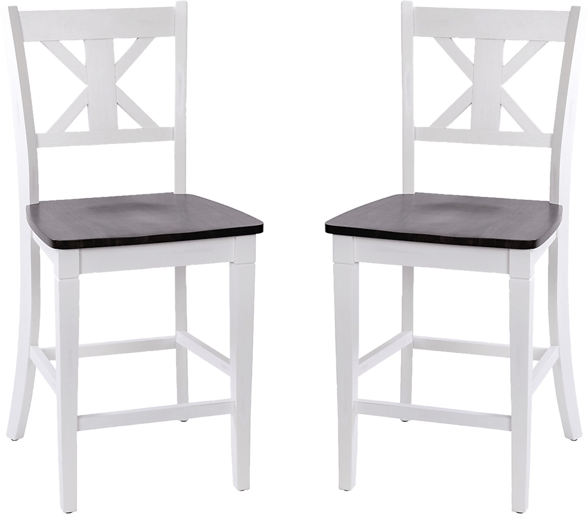 Latourette White Counter Height Stool, Set of 2 - Image 1