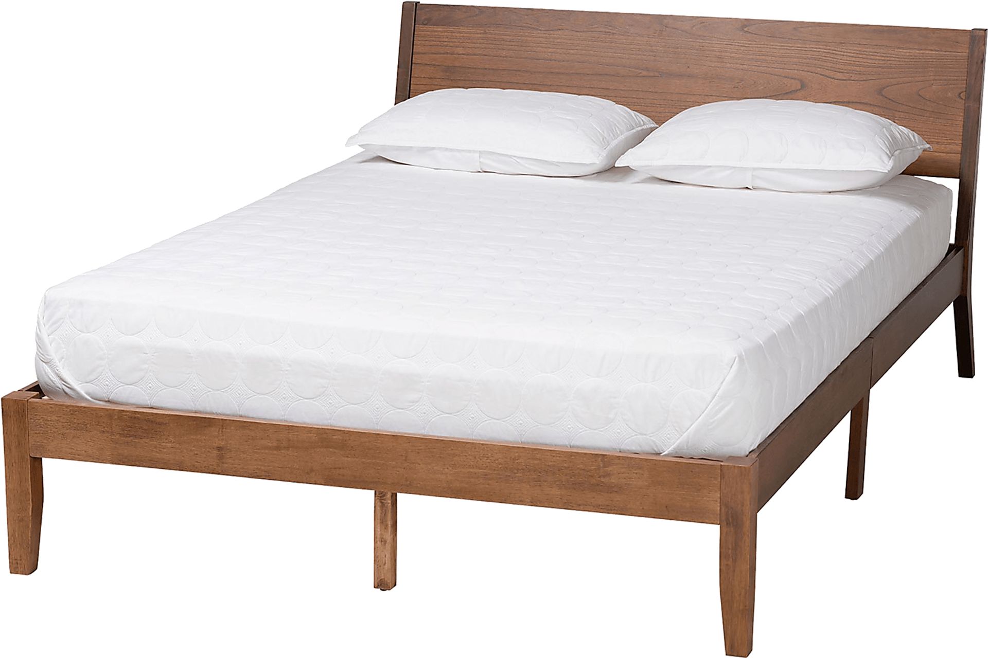 Lattasburg Brown Queen Platform Bed - Image 1