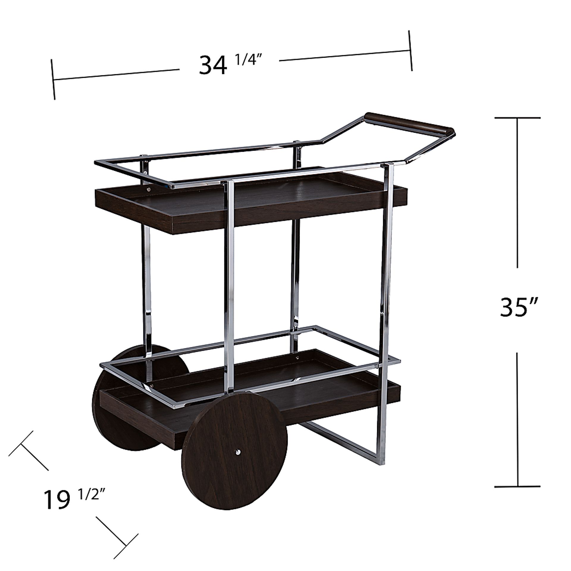 Latteridge Brown Bar Cart - Image 6