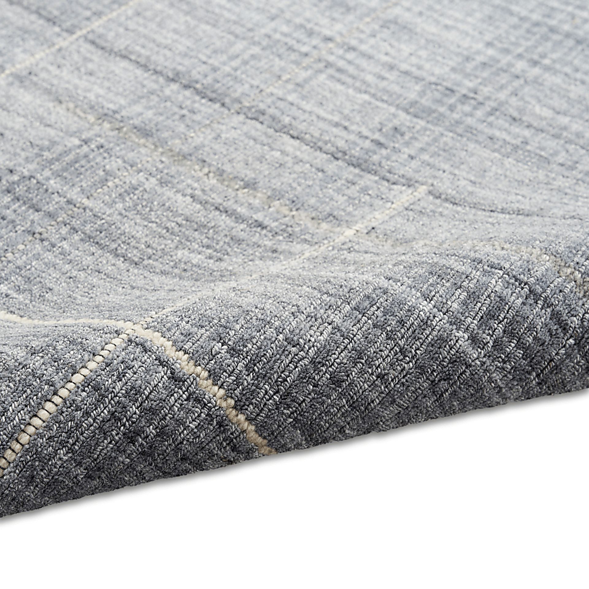 Lattice Mist Denim 7'9 x 9'9 Rug - Image 3