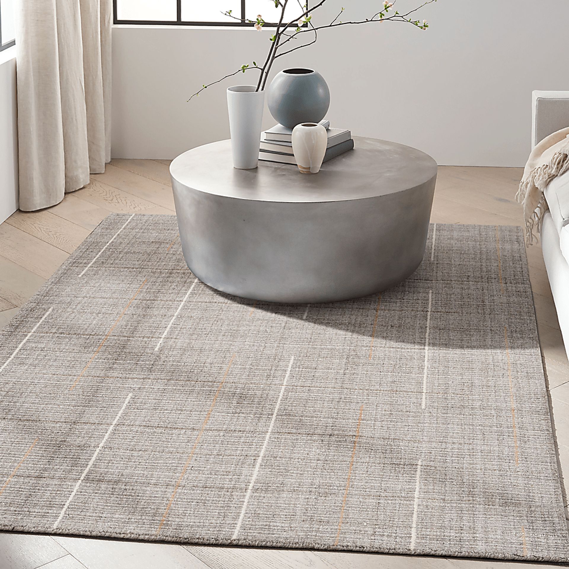 Lattice Mist Gray 9'9 x 13'9 Rug - Image 2