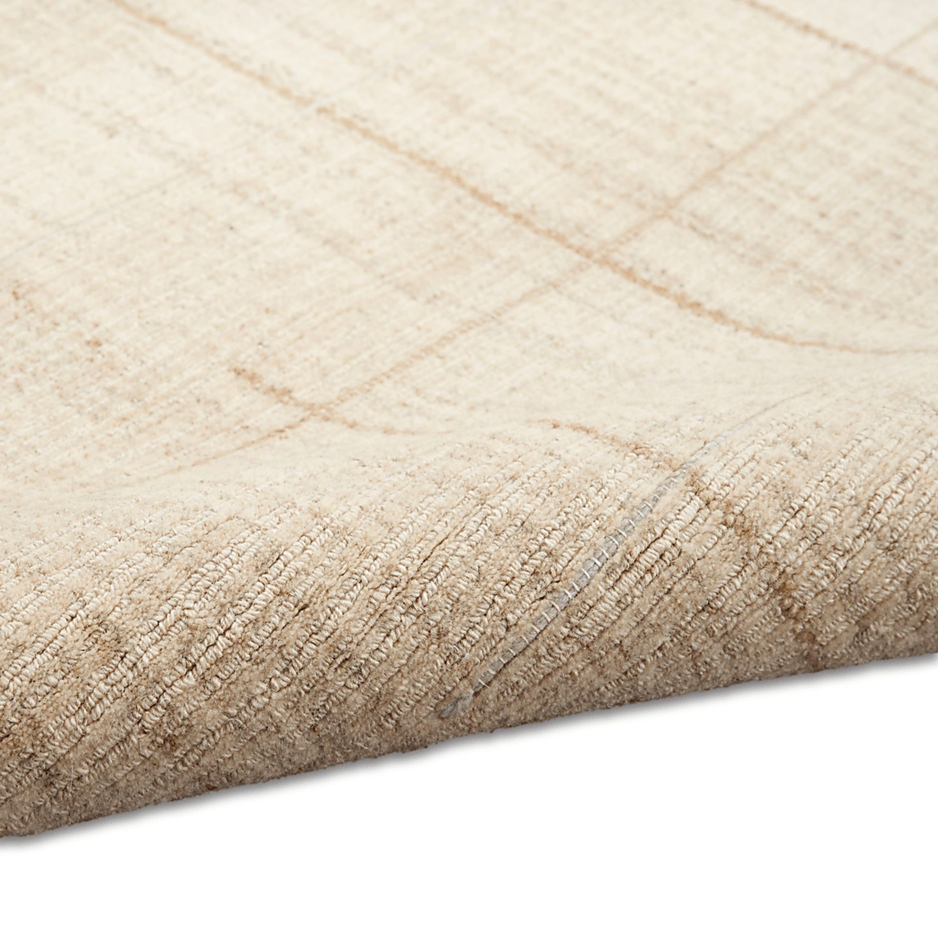 Lattice Mist Natural 5'3 x 7'3 Rug - Image 3