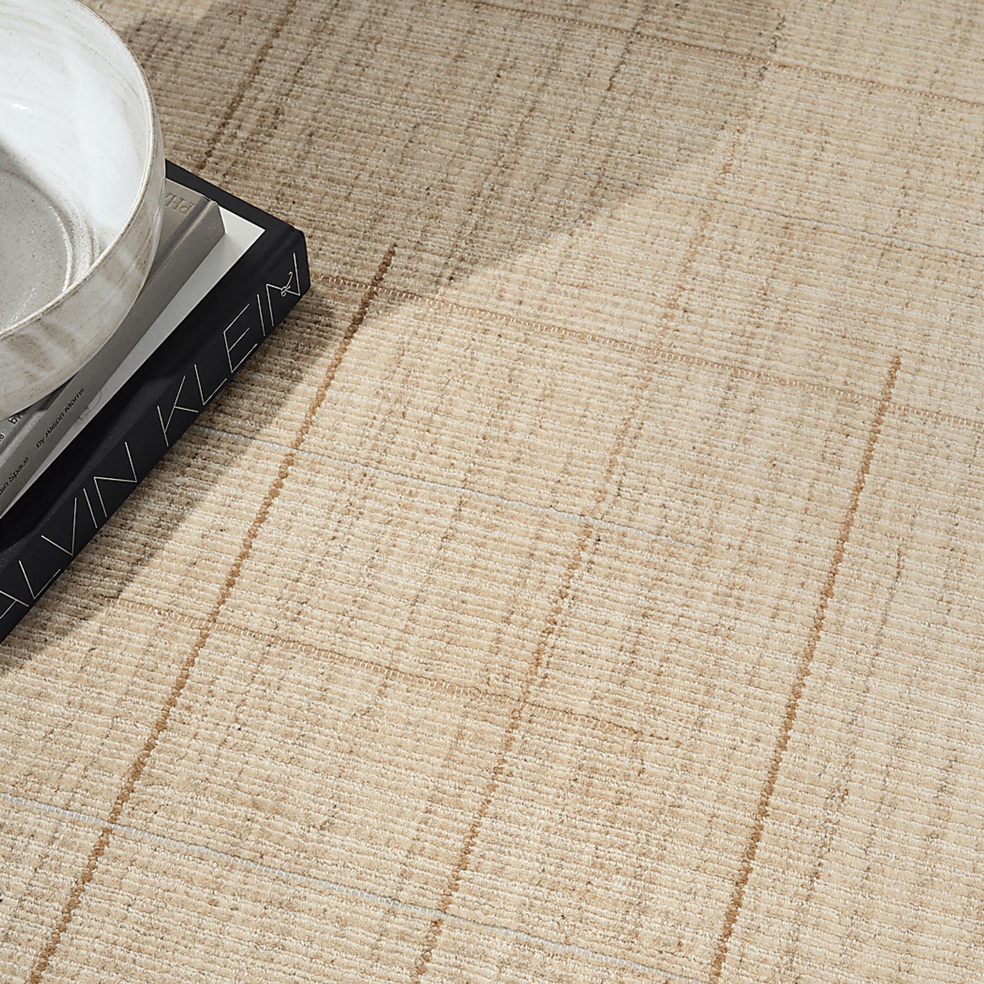 Lattice Mist Natural 9'9 x 13'9 Rug - Image 5