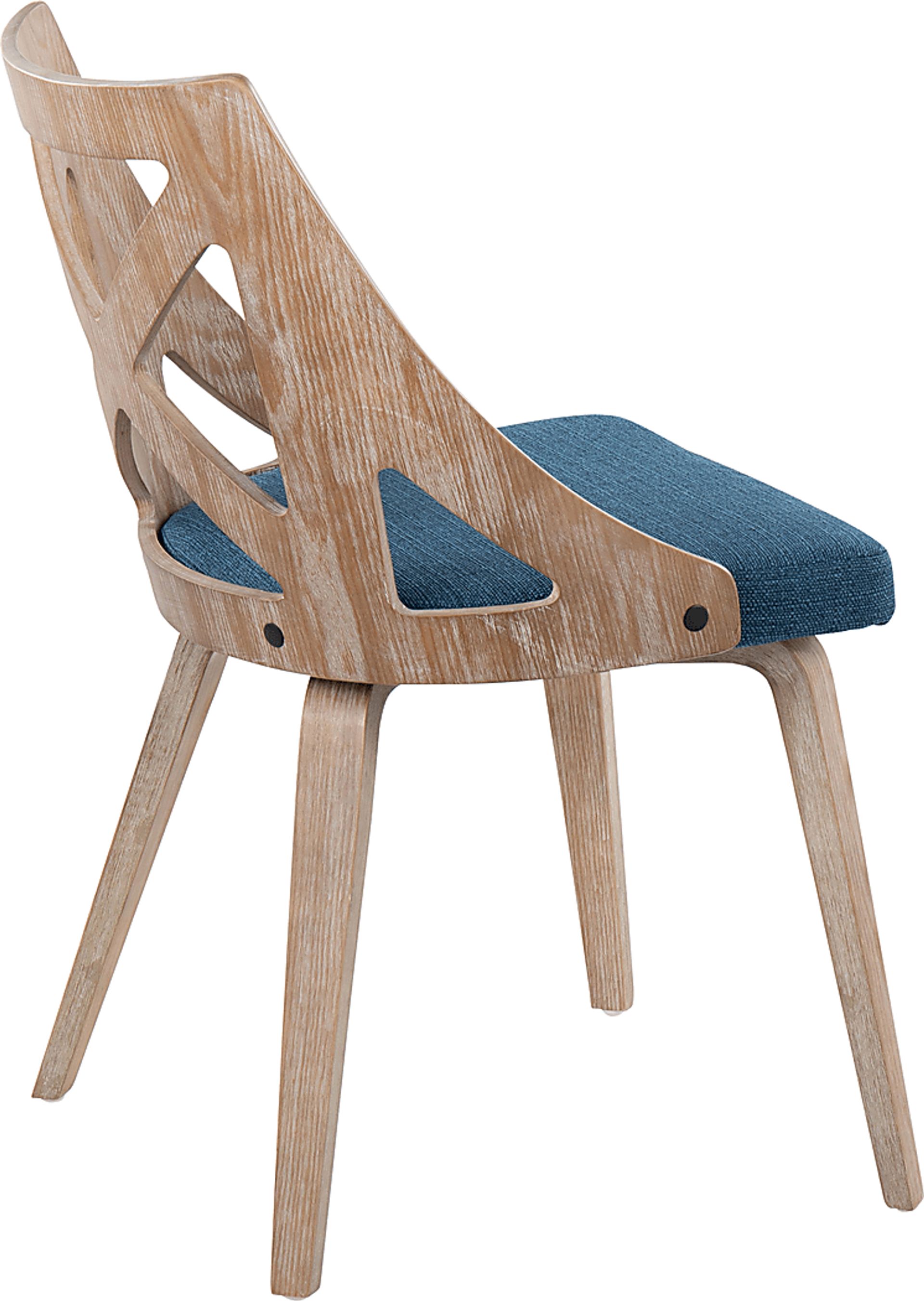 Lauber II Blue Side Chair Set of 2 - Image 3