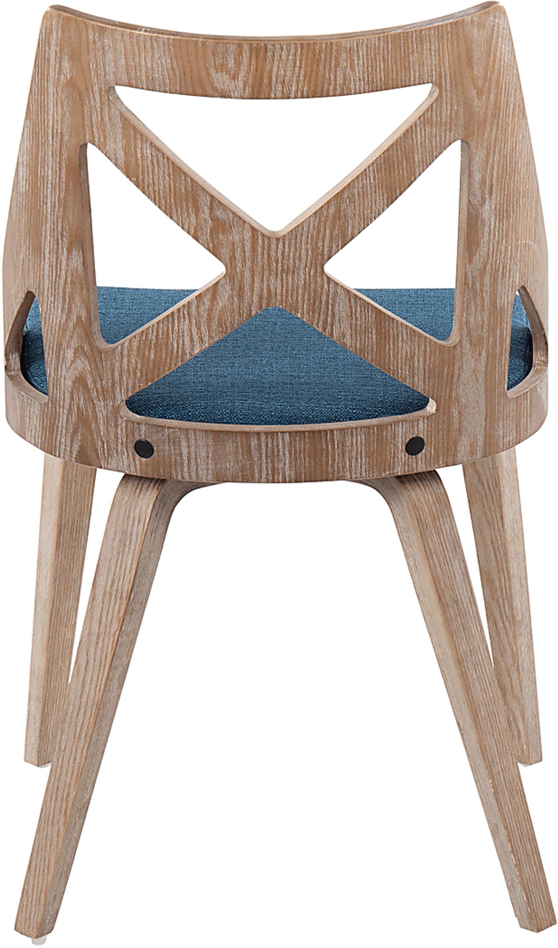 Lauber II Blue Side Chair Set of 2 - Image 4