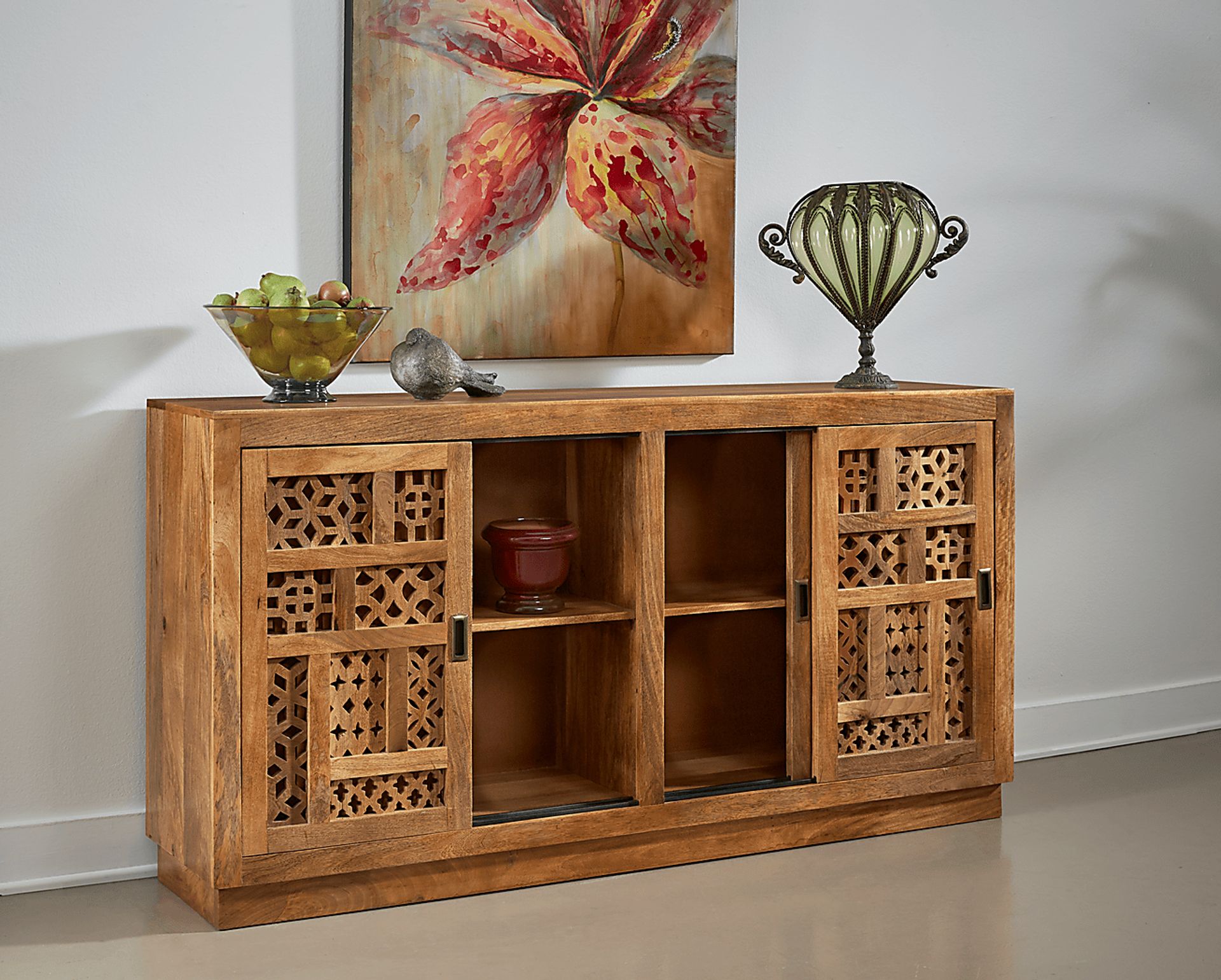 Lauderman Brown Accent Cabinet - Image 3