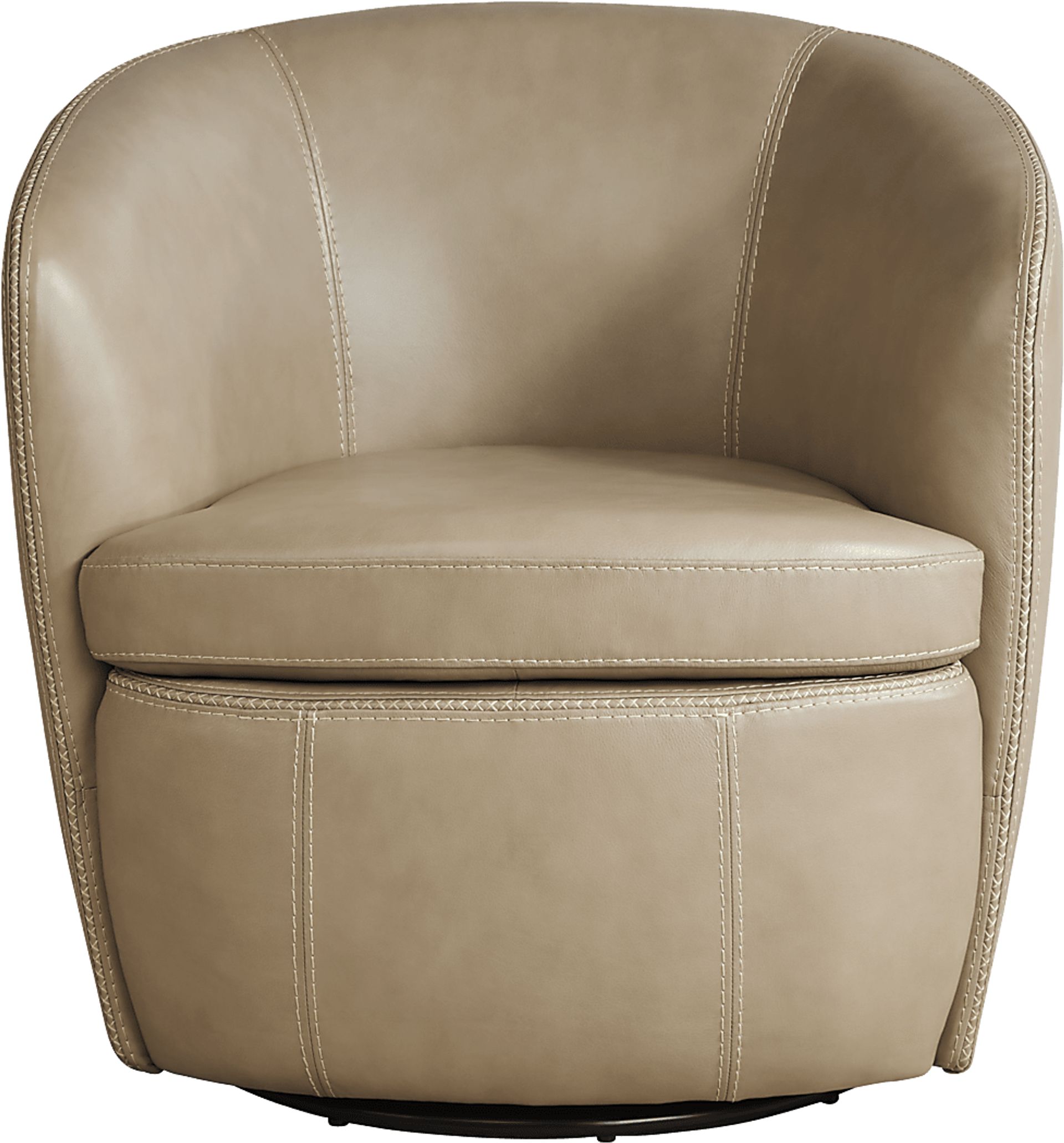 Laumont Beige Swivel Chair - Image 2