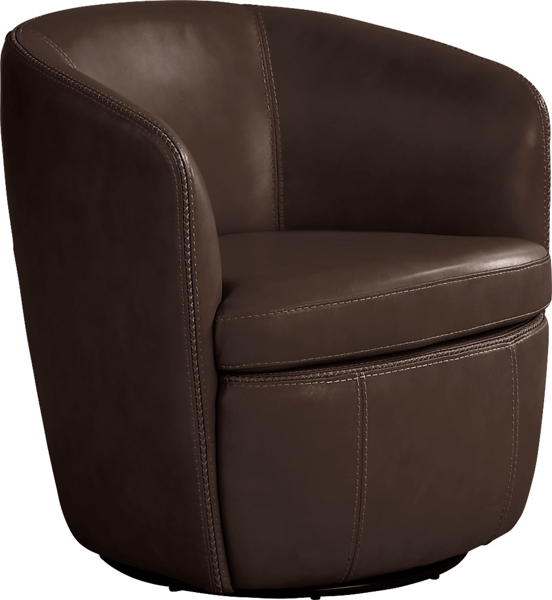 Laumont Brown Swivel Chair - Image 2