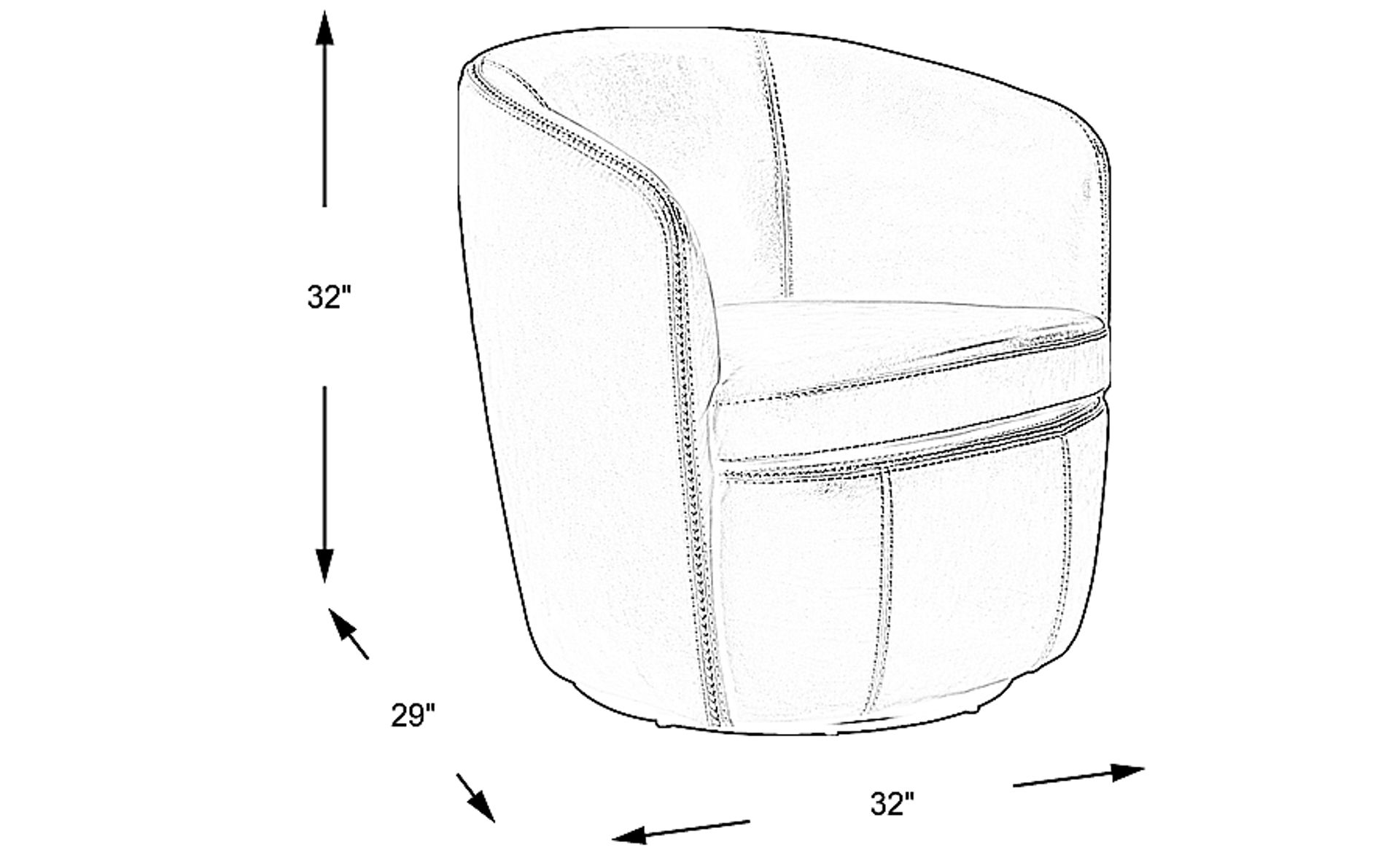 Dimension Image. Please refer to the Dimension Tab on this page for dimension details.