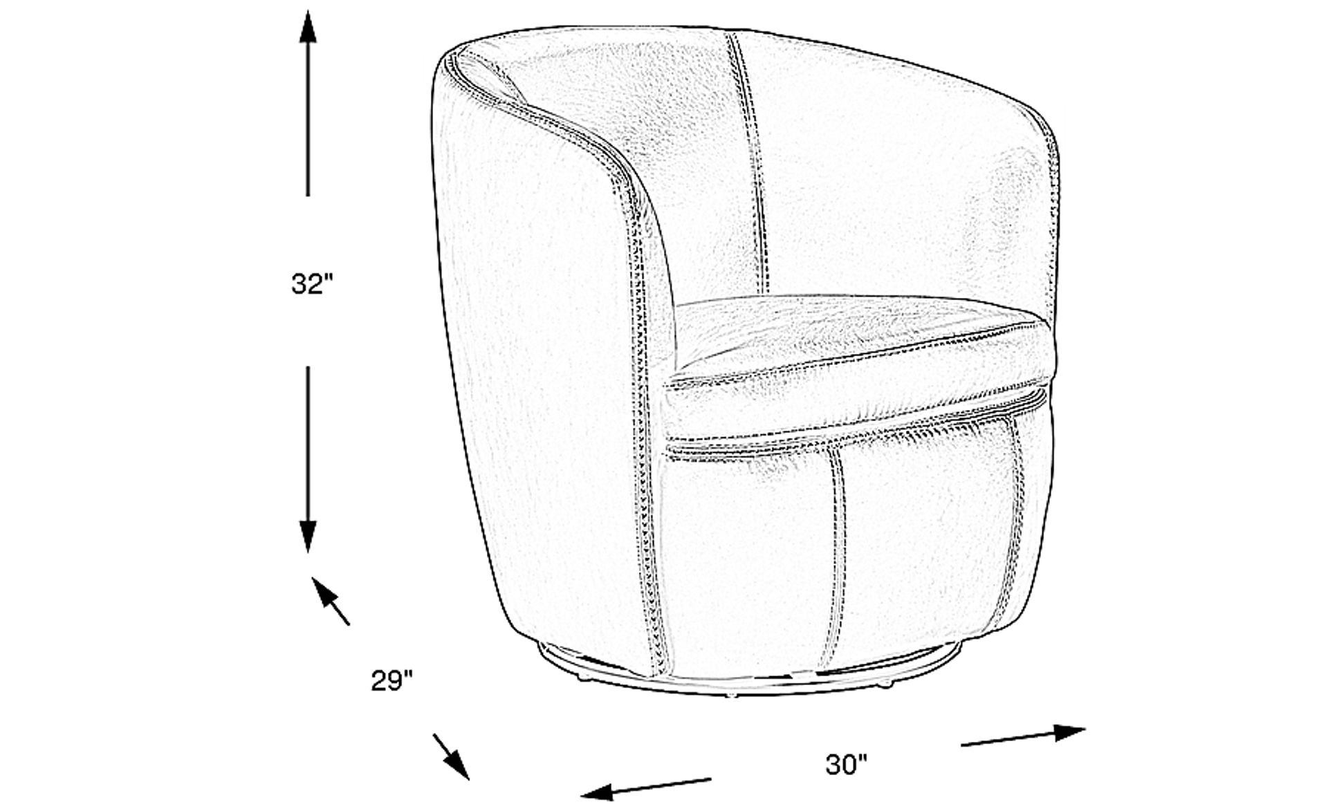 Dimension Image. Please refer to the Dimension Tab on this page for dimension details.