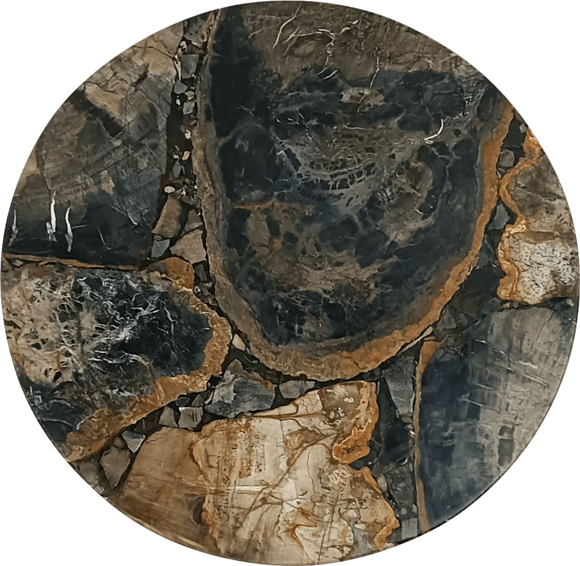 Laune Gold/Black Accent Table - Image 5