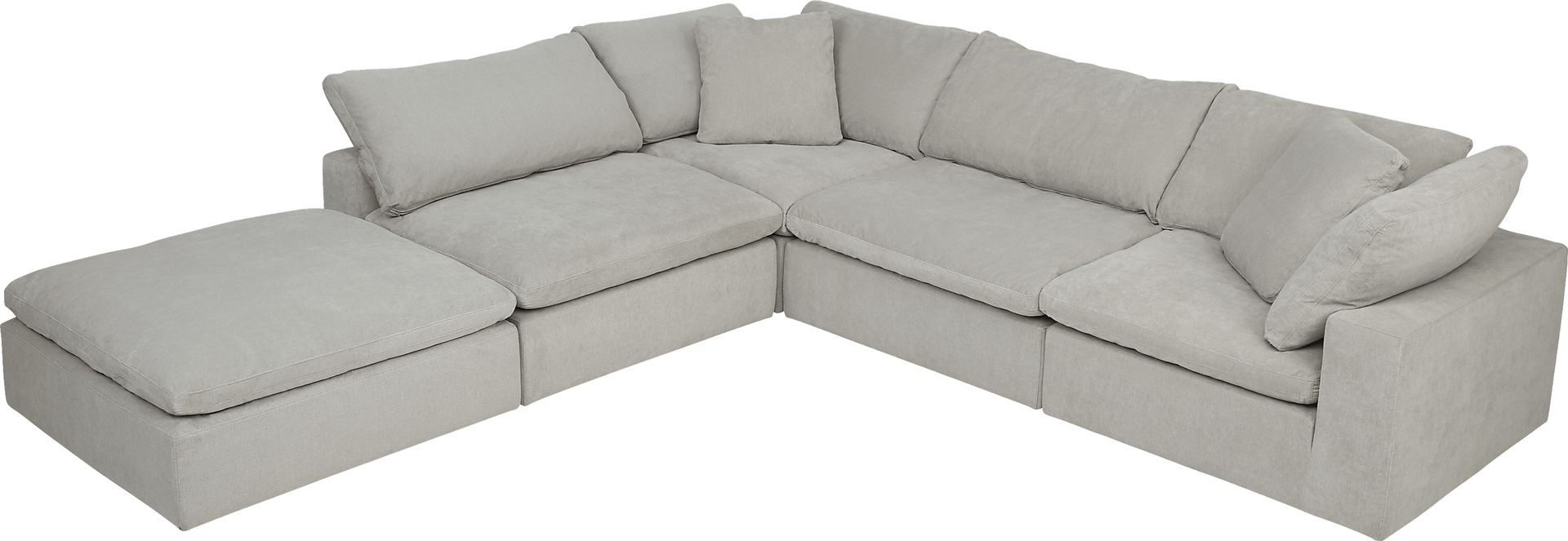 Launi Gray 5 Pc Sectional - Image 3