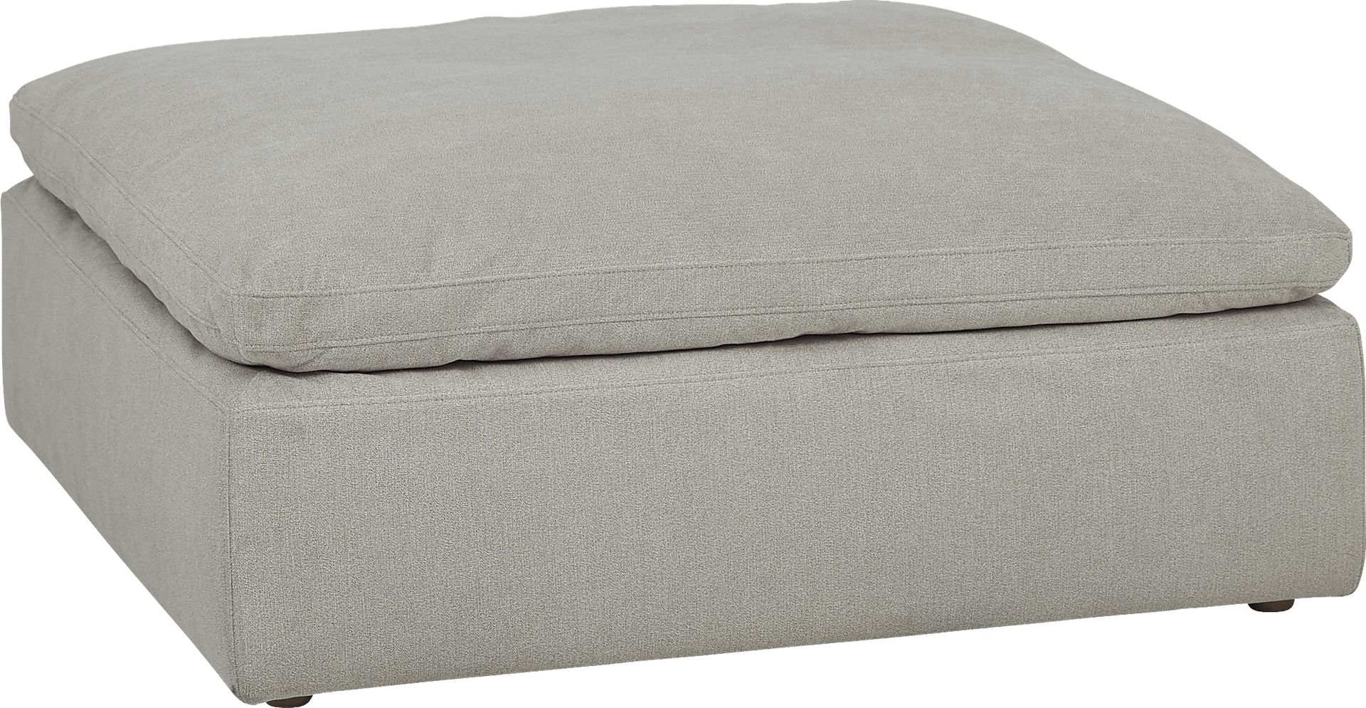 Launi Gray Ottoman - Image 1