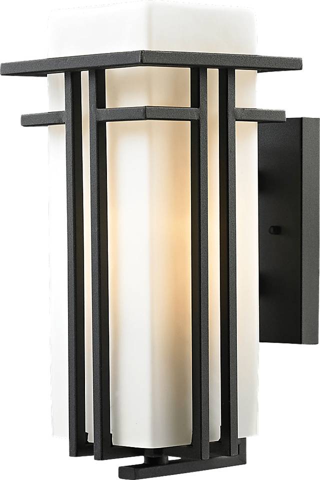 Lauradell Black Outdoor Wall Sconce - Thumbnail - Image 1