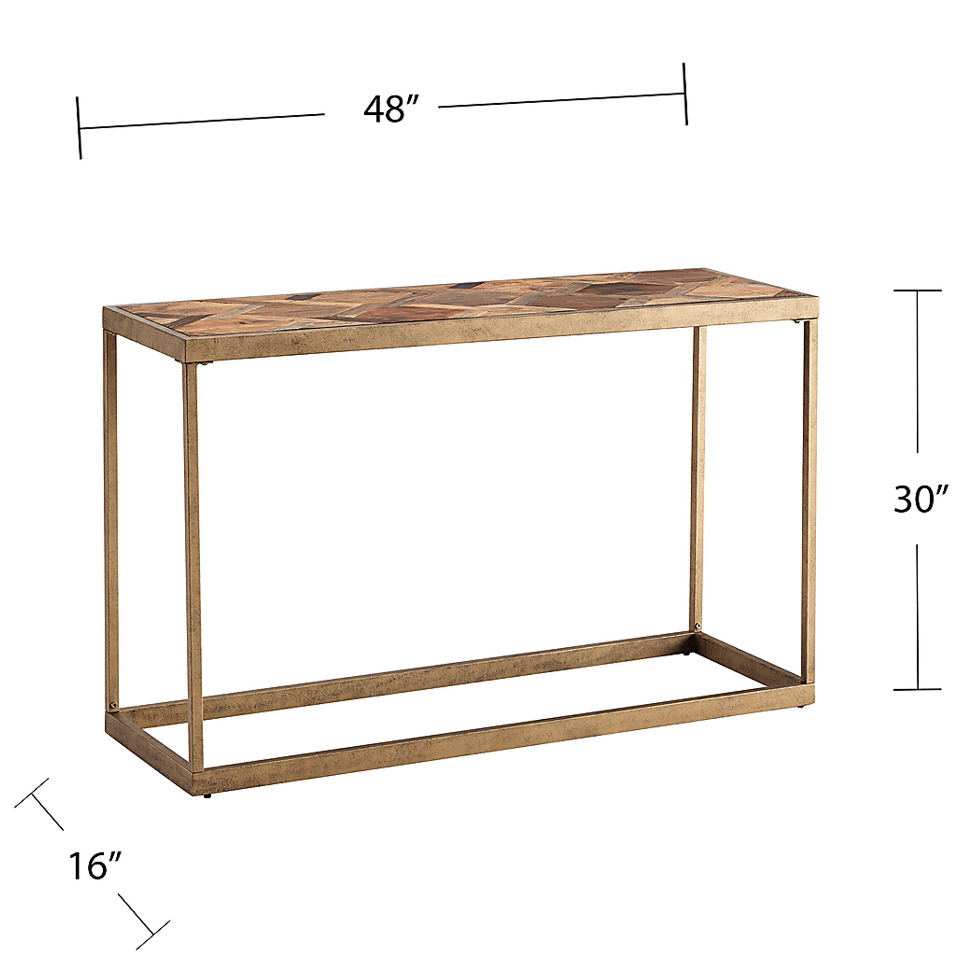 Lauranne Natural Sofa Table - Image 5
