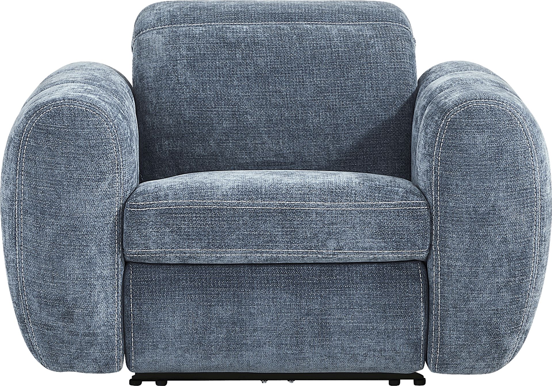 Laurel Heights Blue Dual Power Recliner - Image 2