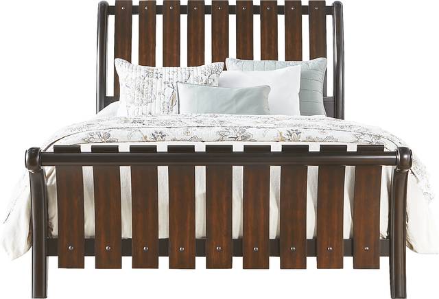 Laurel Hill Espresso 5 Pc King Sleigh Bedroom - Thumbnail - Image 2