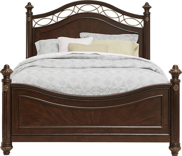 Laurel View Cherry 3 Pc King Poster Bed - Thumbnail - Image 1